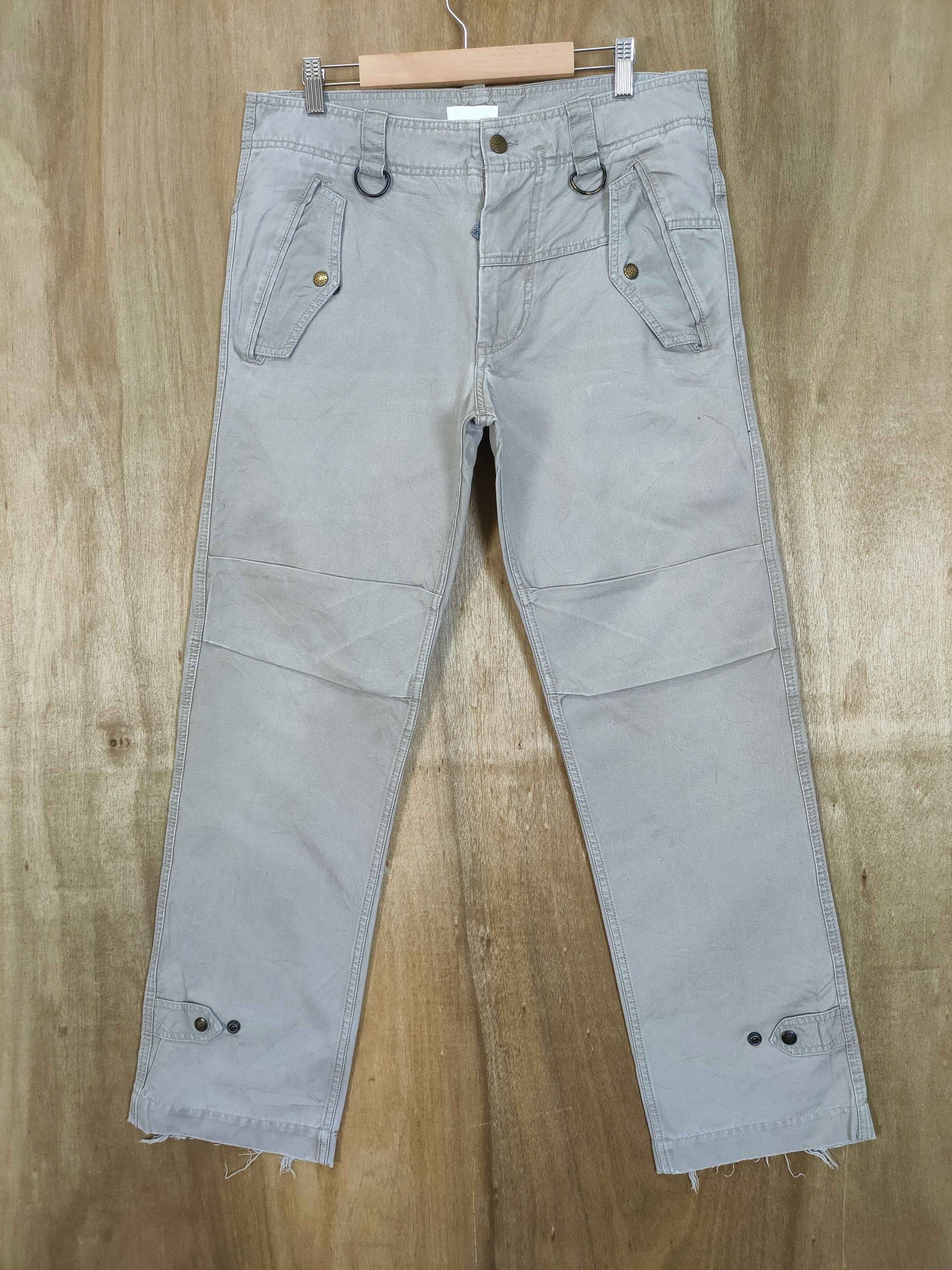 Diesel DIESEL VINTAGE GREY CARGO PANTS Size US 33 - 1 Thumbnail