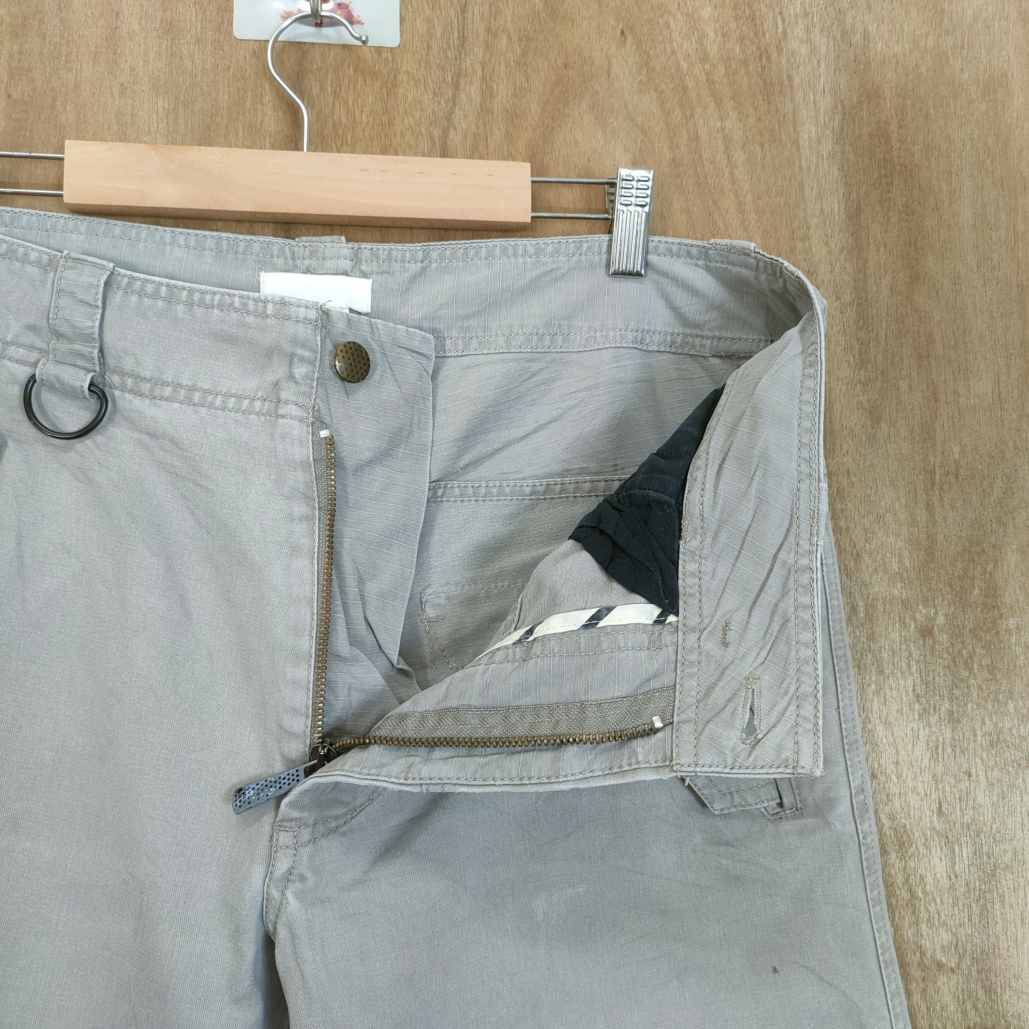 Diesel DIESEL VINTAGE GREY CARGO PANTS Size US 33 - 8 Thumbnail
