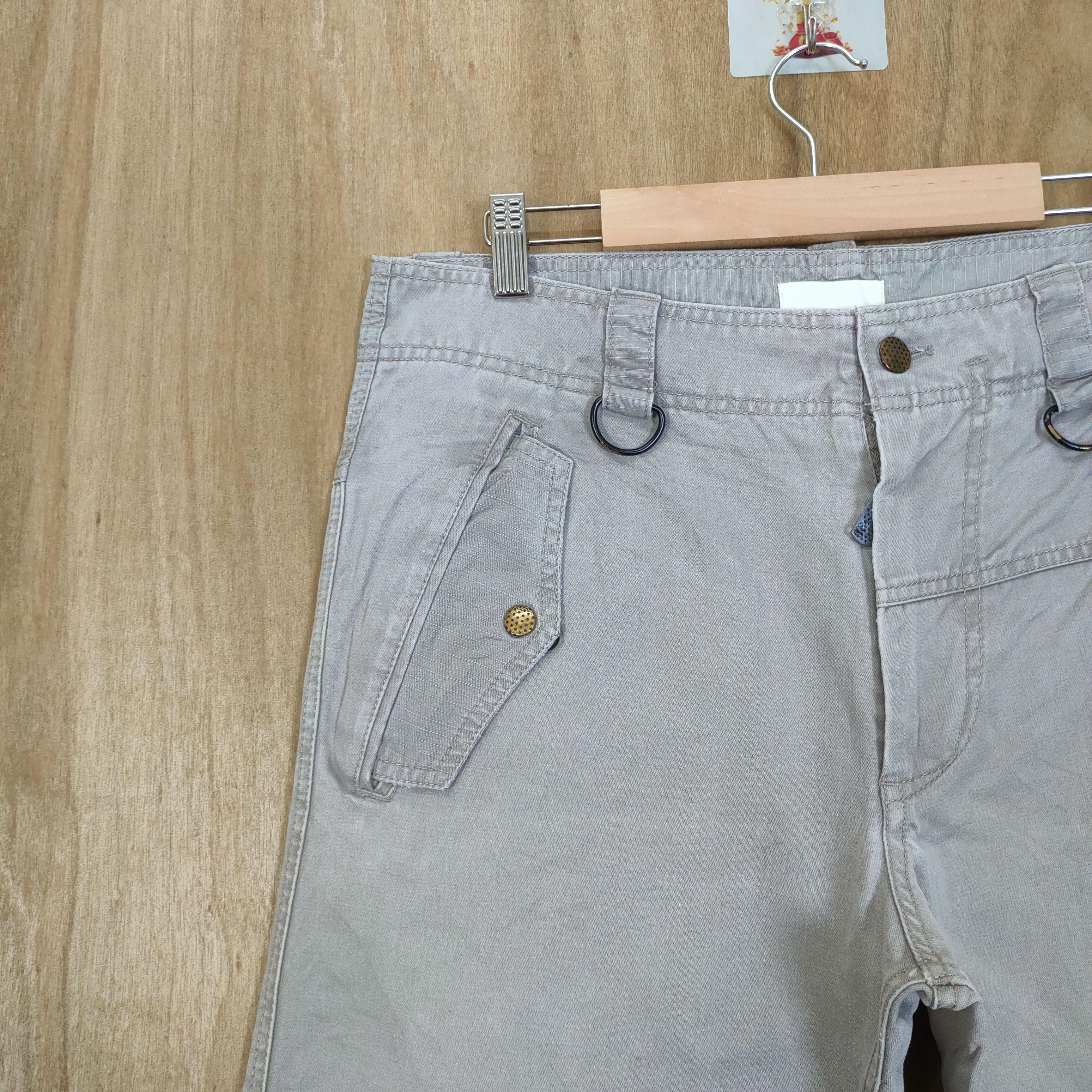 Diesel DIESEL VINTAGE GREY CARGO PANTS Size US 33 - 5 Thumbnail