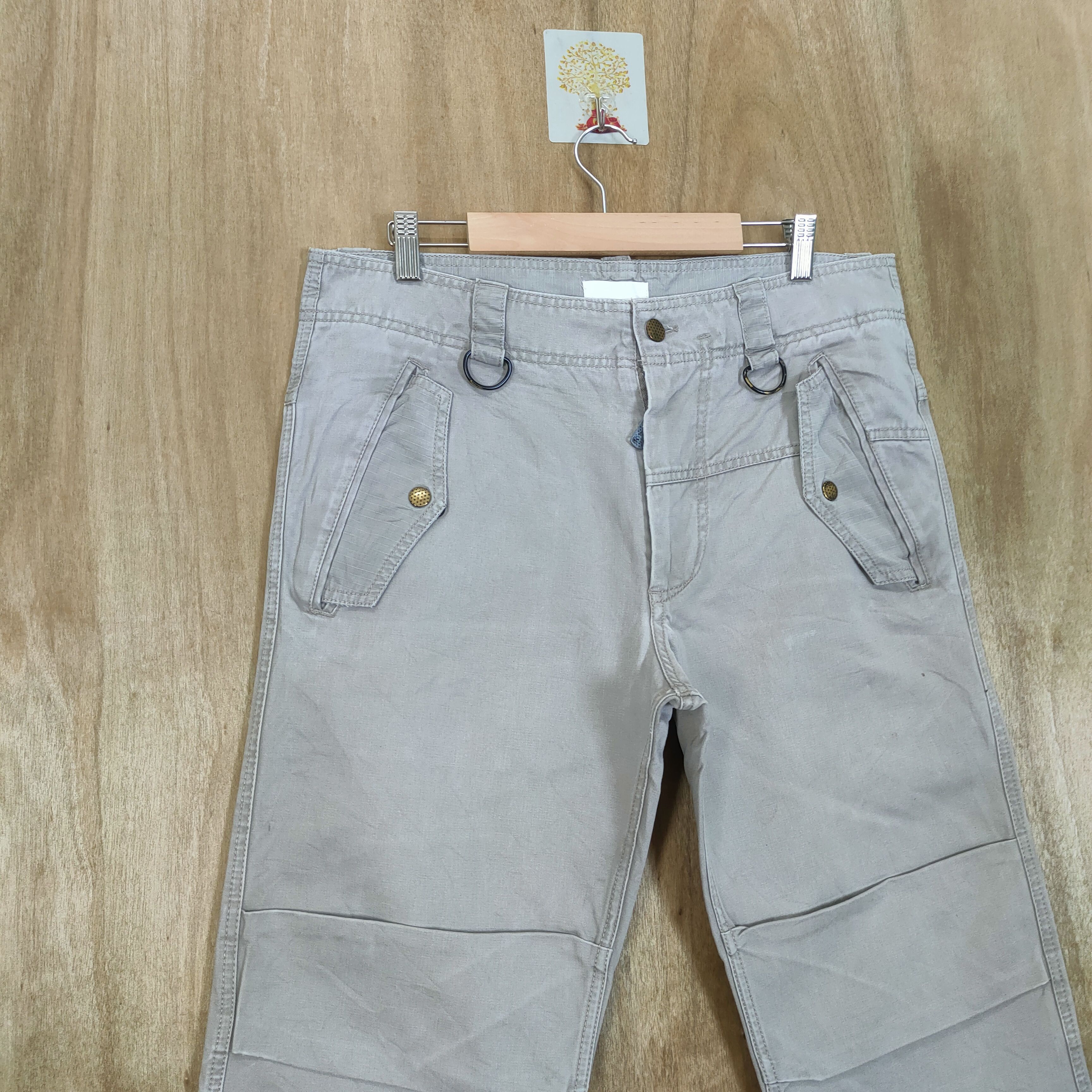 Diesel DIESEL VINTAGE GREY CARGO PANTS Size US 33 - 2 Thumbnail
