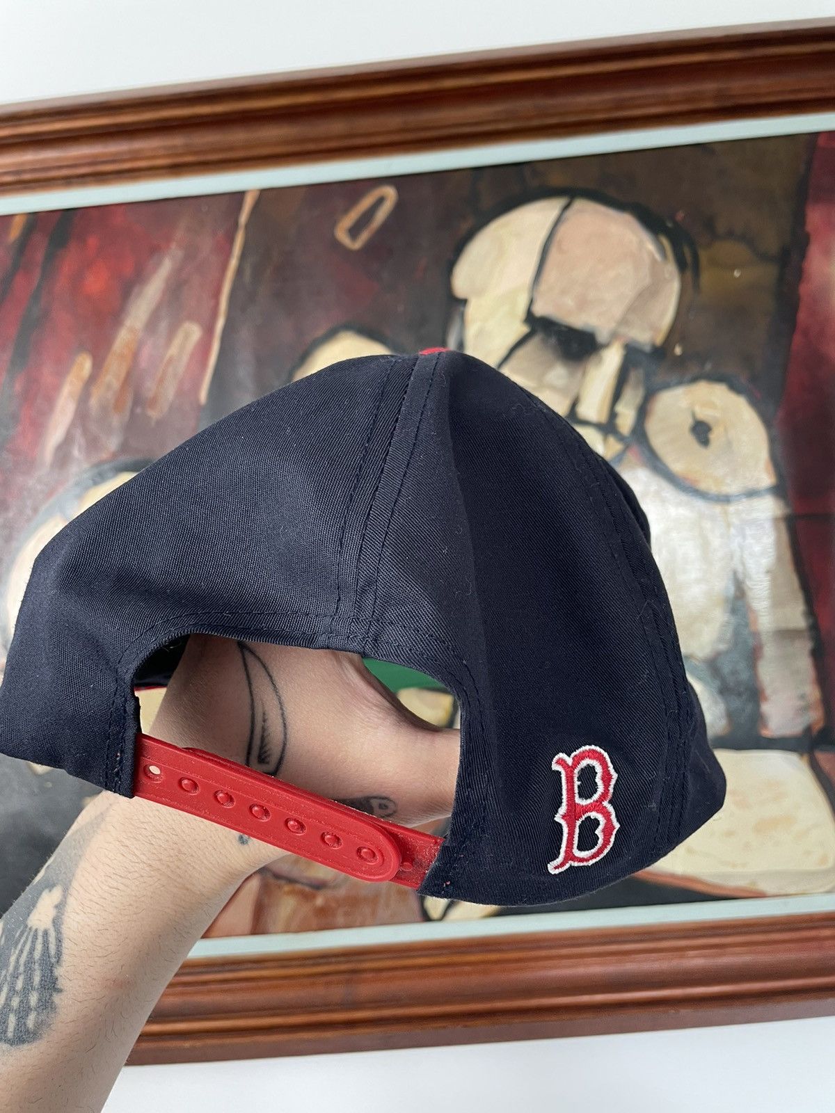 MLB MLB Boston red sox baseball cap hat snapback vintage 90s Size ONE SIZE - 2 Thumbnail