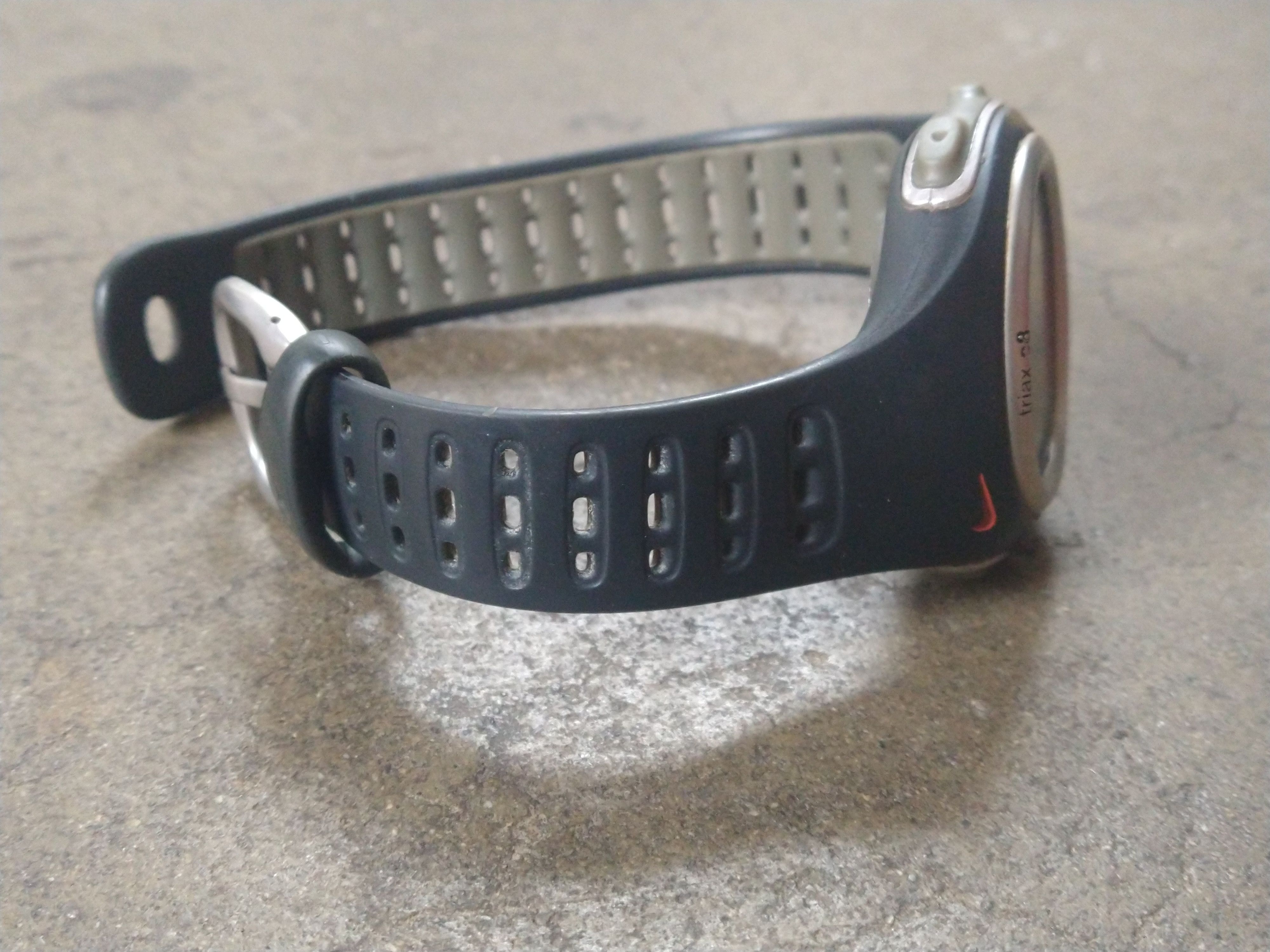 Nike Nike Watch Orange Gray Digital Rubber Sports Size ONE SIZE - 5 Thumbnail