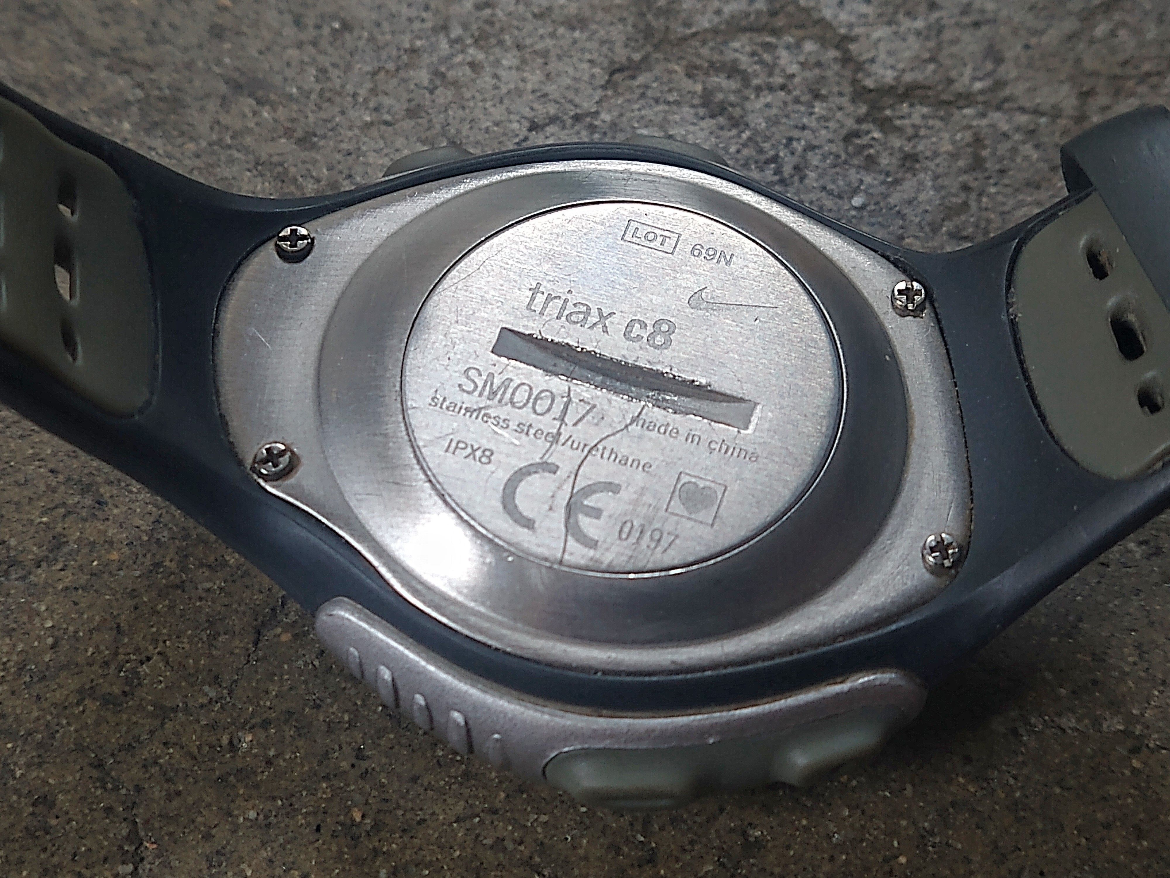 Nike Nike Watch Orange Gray Digital Rubber Sports Size ONE SIZE - 9 Thumbnail