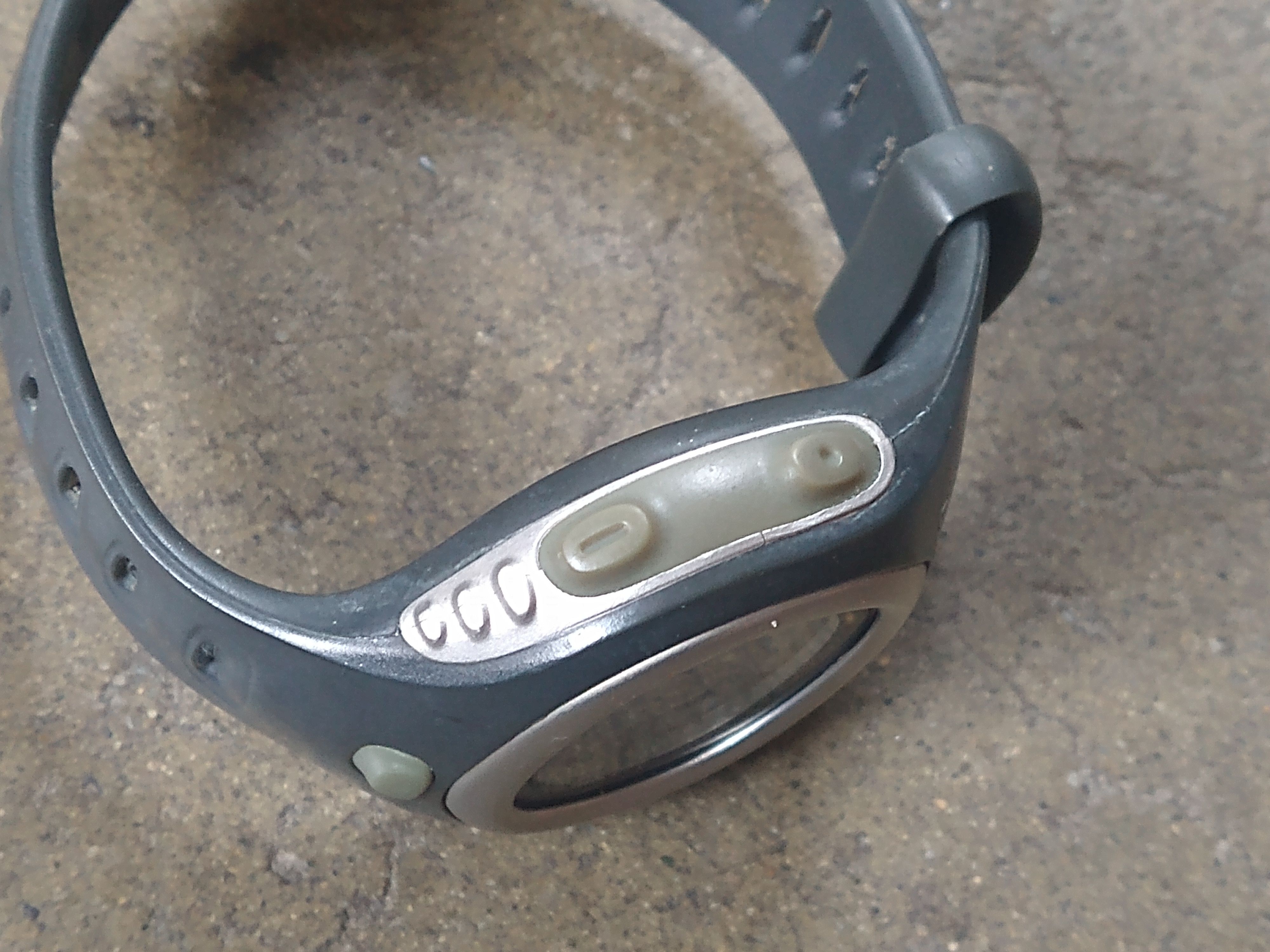 Nike Nike Watch Gray Digital Rubber Sports Size ONE SIZE - 8 Thumbnail