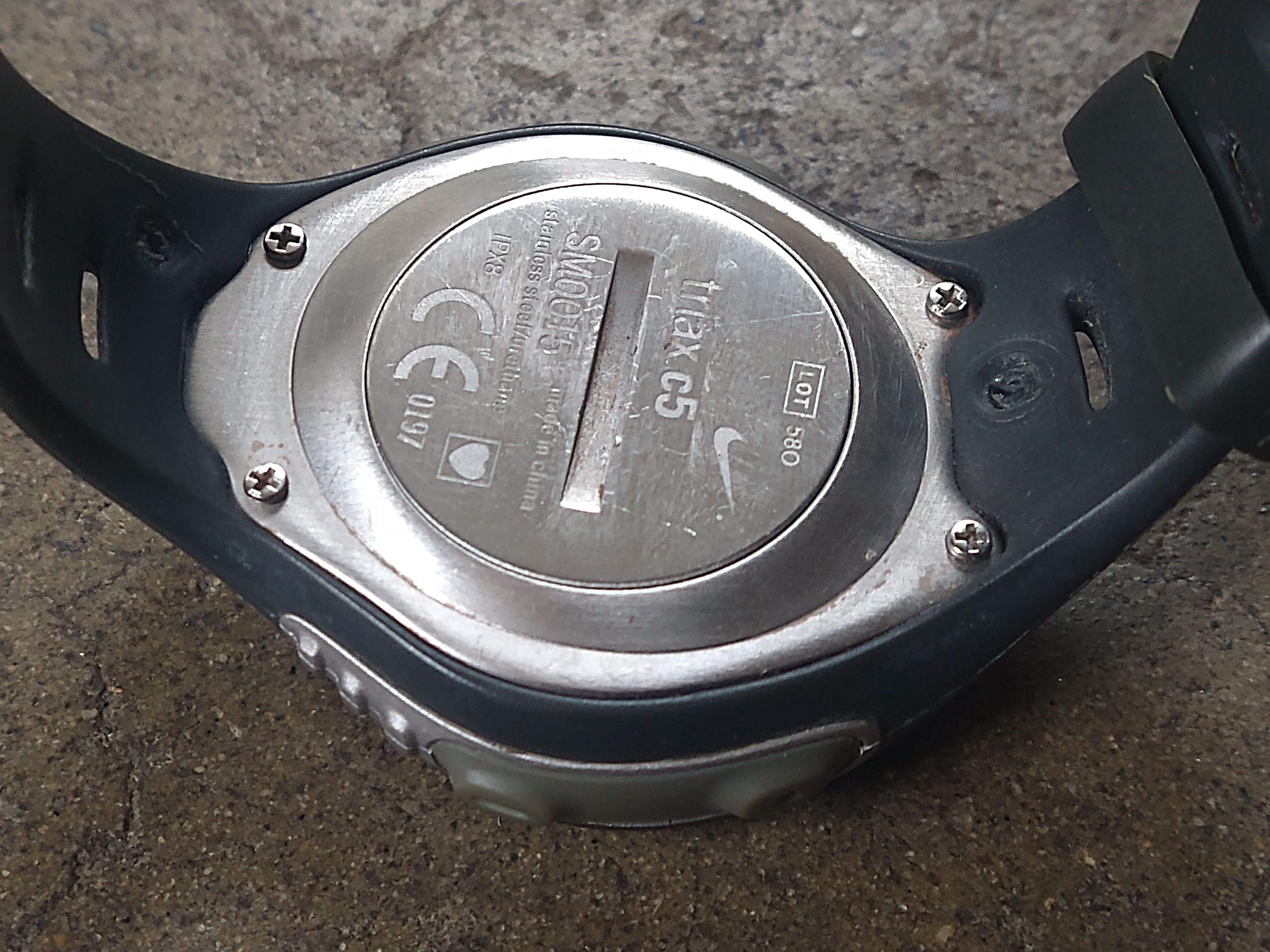 Nike Nike Watch Gray Digital Rubber Sports Size ONE SIZE - 10 Thumbnail