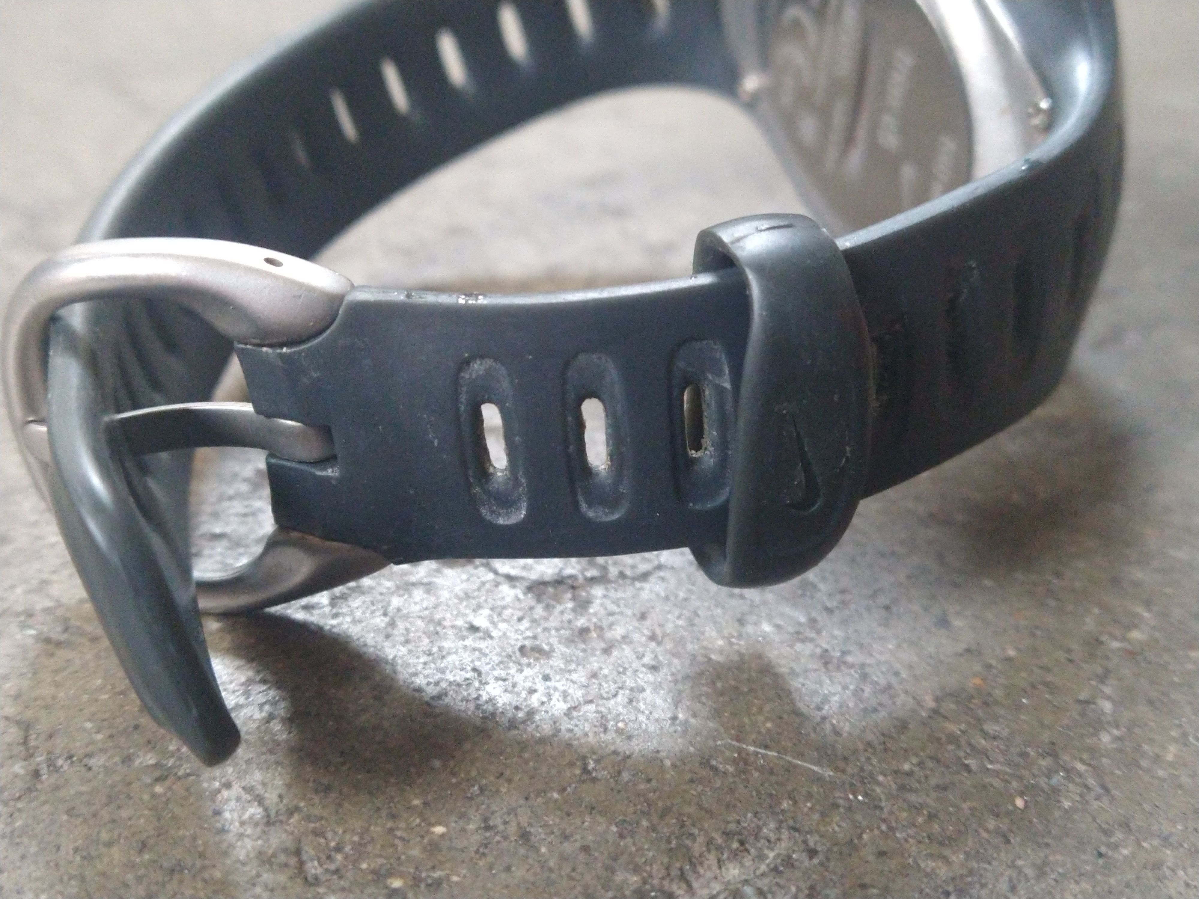 Nike Nike Watch Gray Digital Rubber Sports Size ONE SIZE - 5 Thumbnail