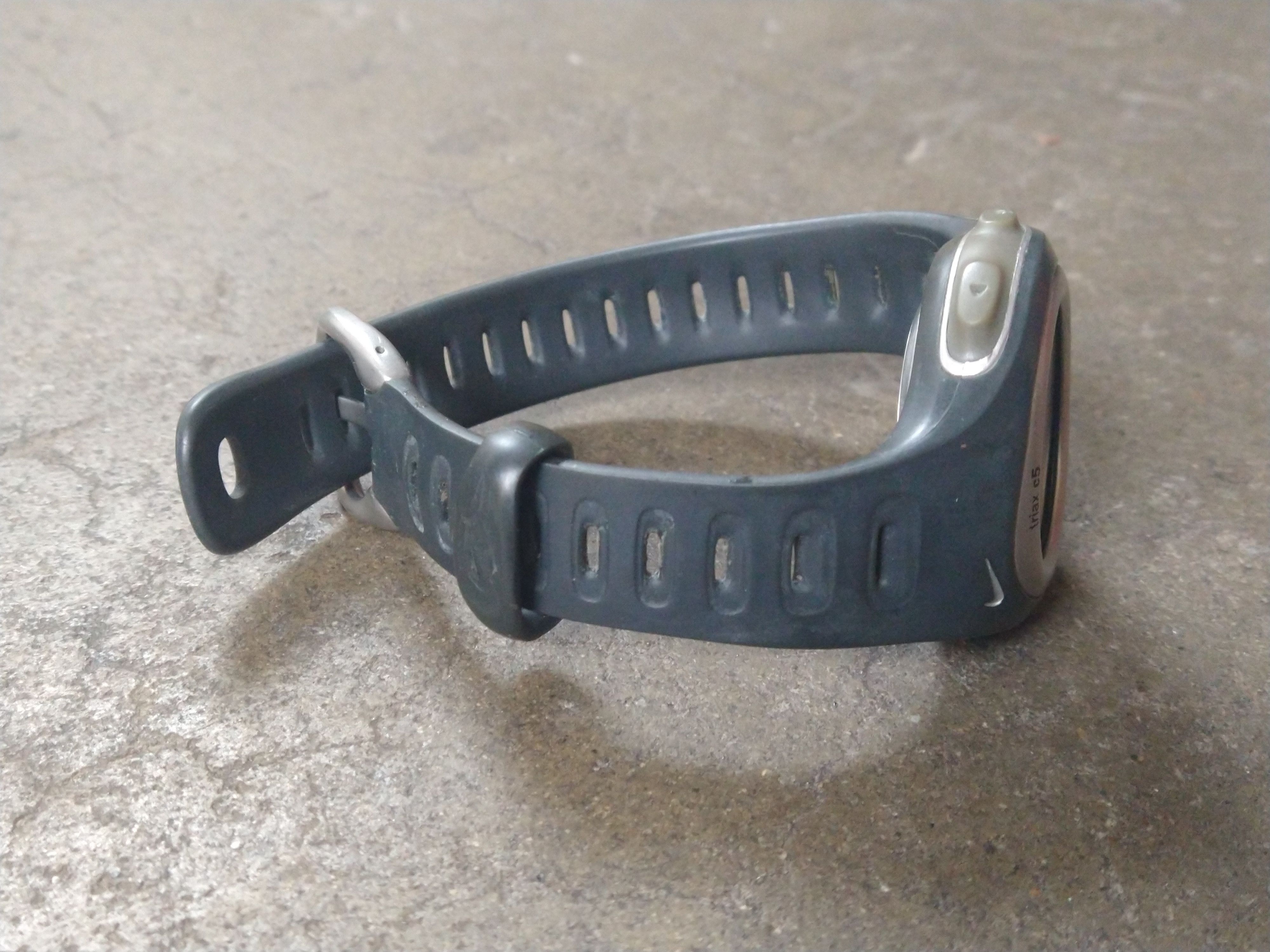 Nike Nike Watch Gray Digital Rubber Sports Size ONE SIZE - 4 Thumbnail