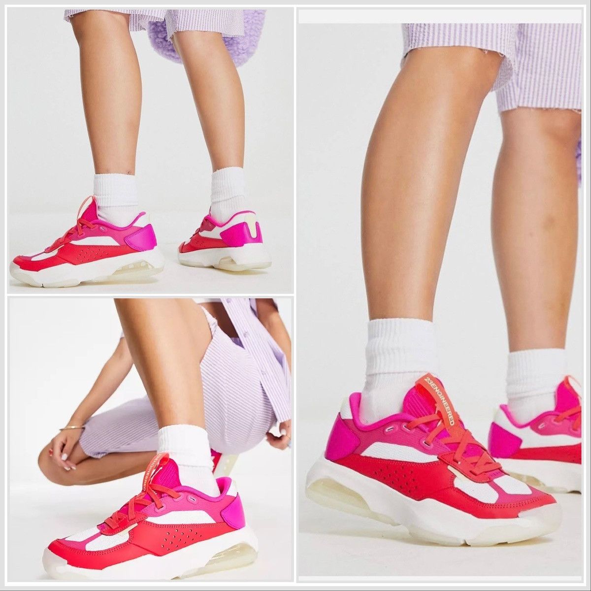 Women’s Jordan Air 200E Siren Red/Pink Prime Casual Sneakers