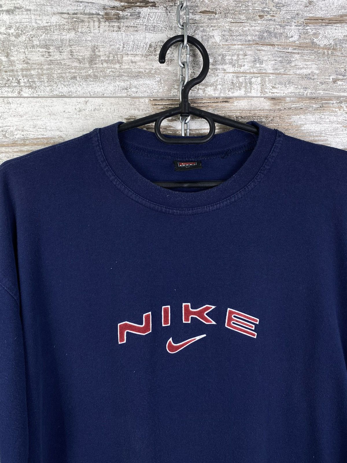 Nike Mens Vintage Nike Big Logo T Shirt rare y2k streetwear tee Size US XXL / EU 58 / 5 - 5 Thumbnail