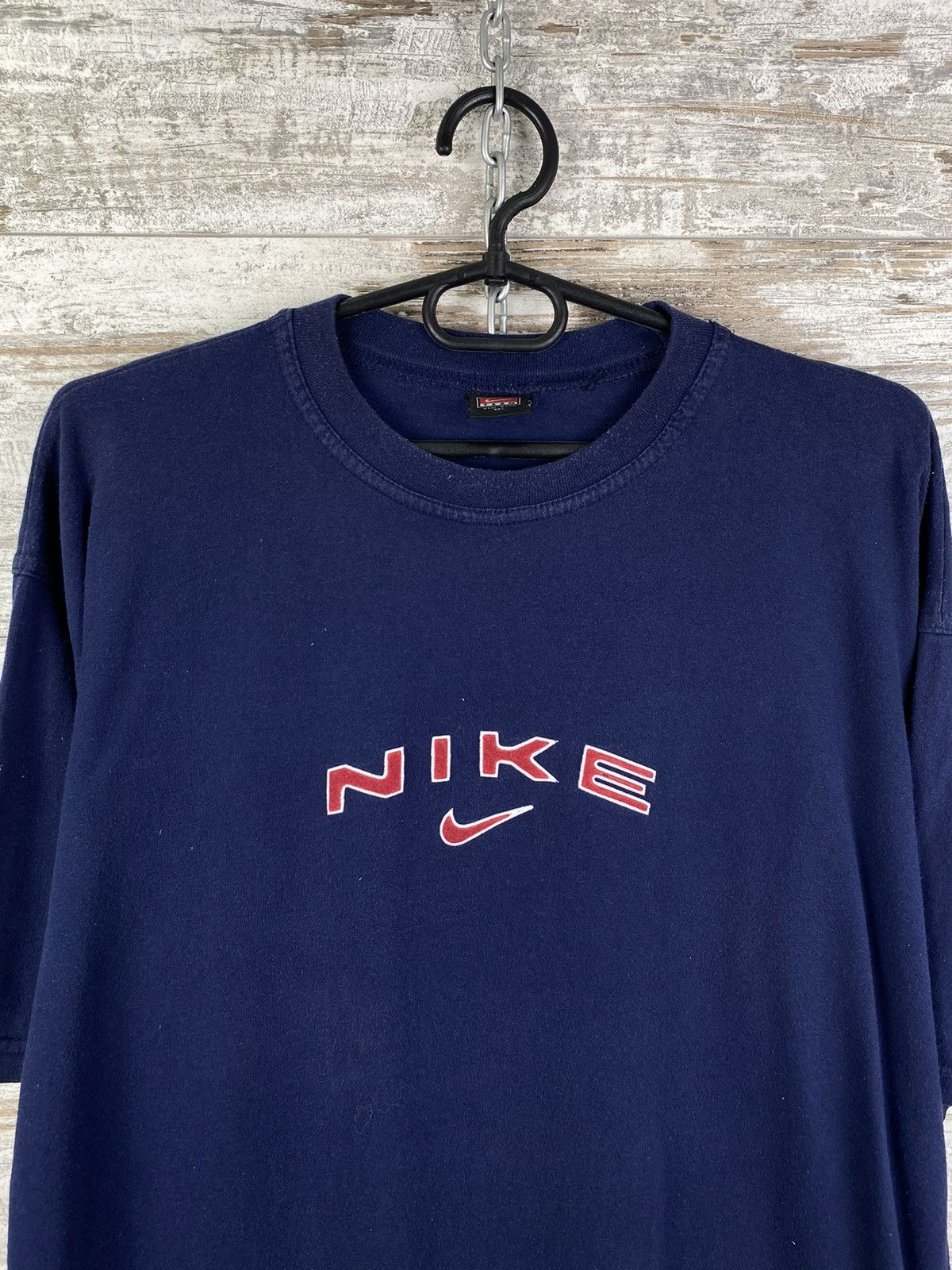 Nike Mens Vintage Nike Big Logo T Shirt rare y2k streetwear tee Size US XL / EU 56 / 4 - 1 Thumbnail
