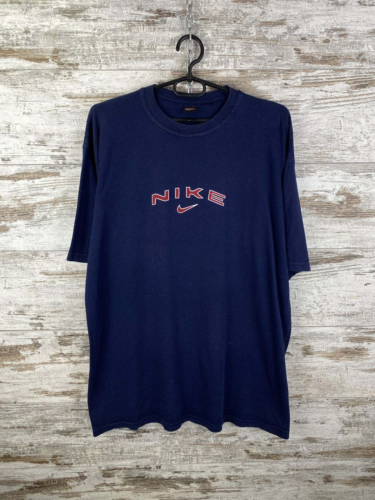 Nike Mens Vintage Nike Big Logo T Shirt rare y2k streetwear tee Size US XL / EU 56 / 4 - 2 Thumbnail