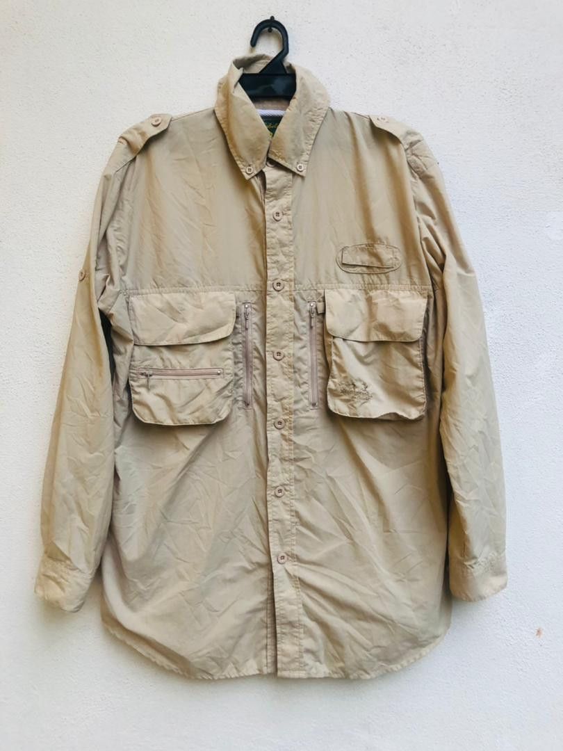 Japanese Brand × Vintage Cabelas Fishing Big Pocket Designer Fashion Style Size US L / EU 52-54 / 3 - 1 Thumbnail