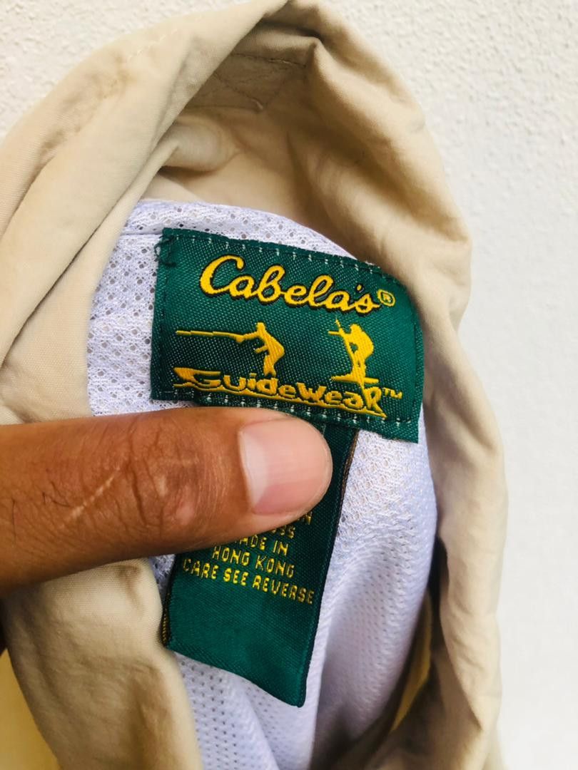 Japanese Brand × Vintage Cabelas Fishing Big Pocket Designer Fashion Style Size US L / EU 52-54 / 3 - 12 Thumbnail