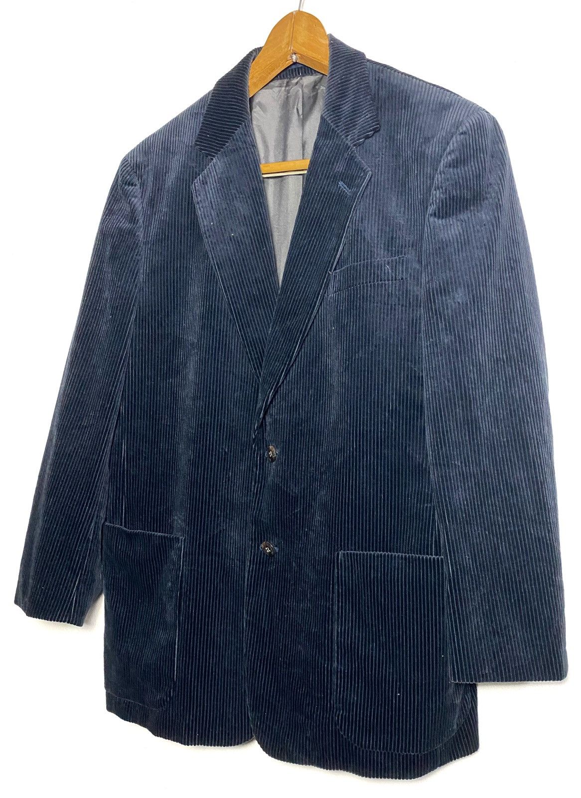 Burberry Burberrys Corduroy Blazer Jacket Size US M / EU 48-50 / 2 - 2 Thumbnail