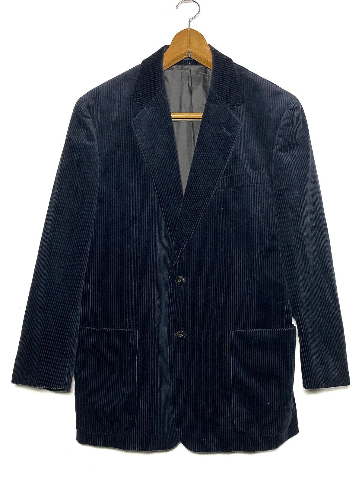 Burberry Burberrys Corduroy Blazer Jacket Size US M / EU 48-50 / 2 - 1 Thumbnail