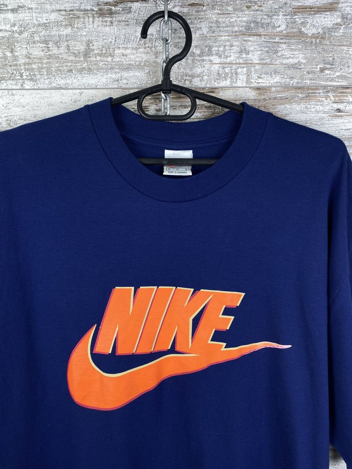 Nike Mens Vintage Nike Big Logo T Shirt rare y2k streetwear tee Size US M / EU 48-50 / 2 - 4 Thumbnail