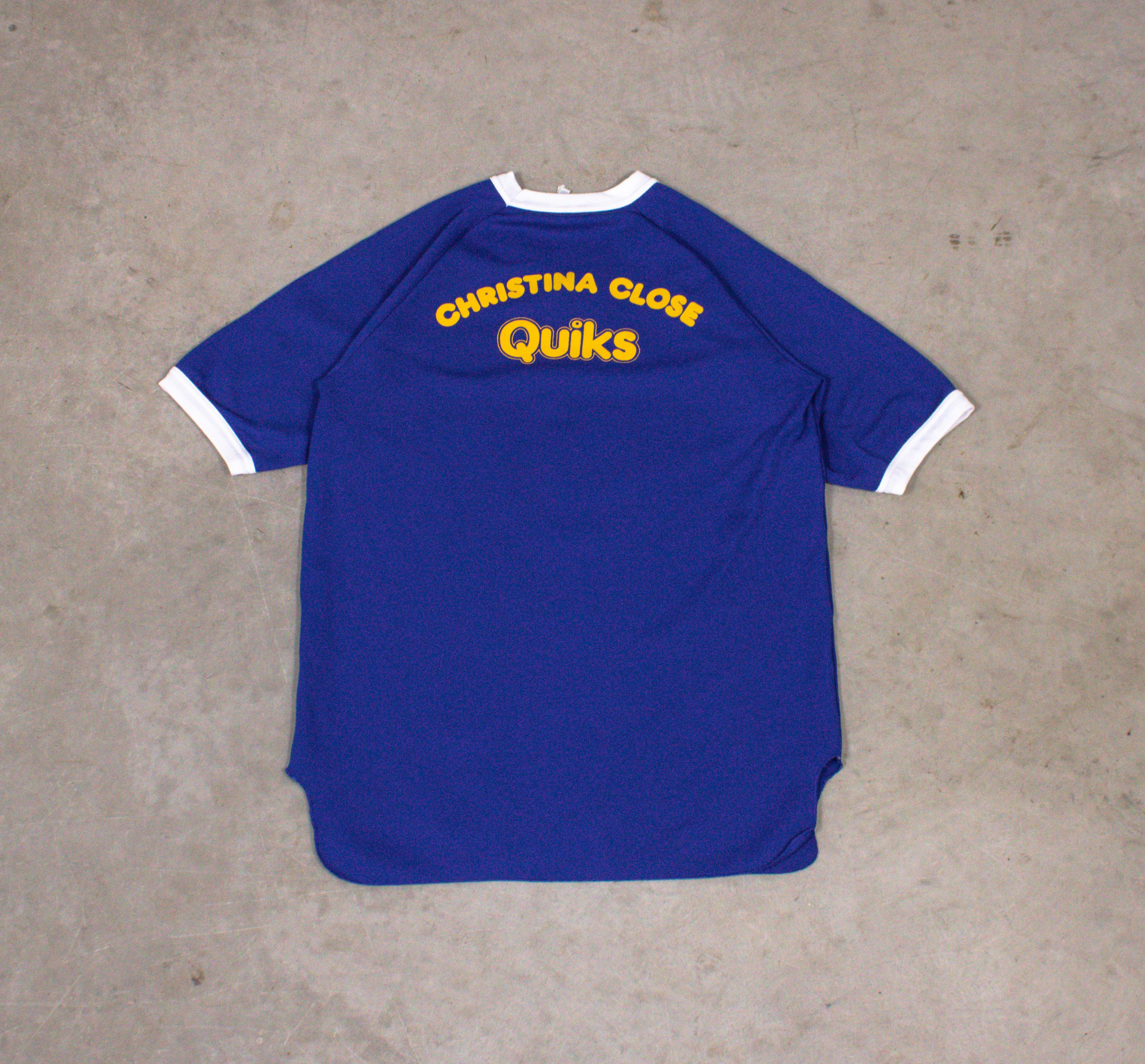 Ccm Vintage 1990s CCM Nestle Quicks Promo Blue Hockey Jersey Size US M / EU 48-50 / 2 - 7 Thumbnail
