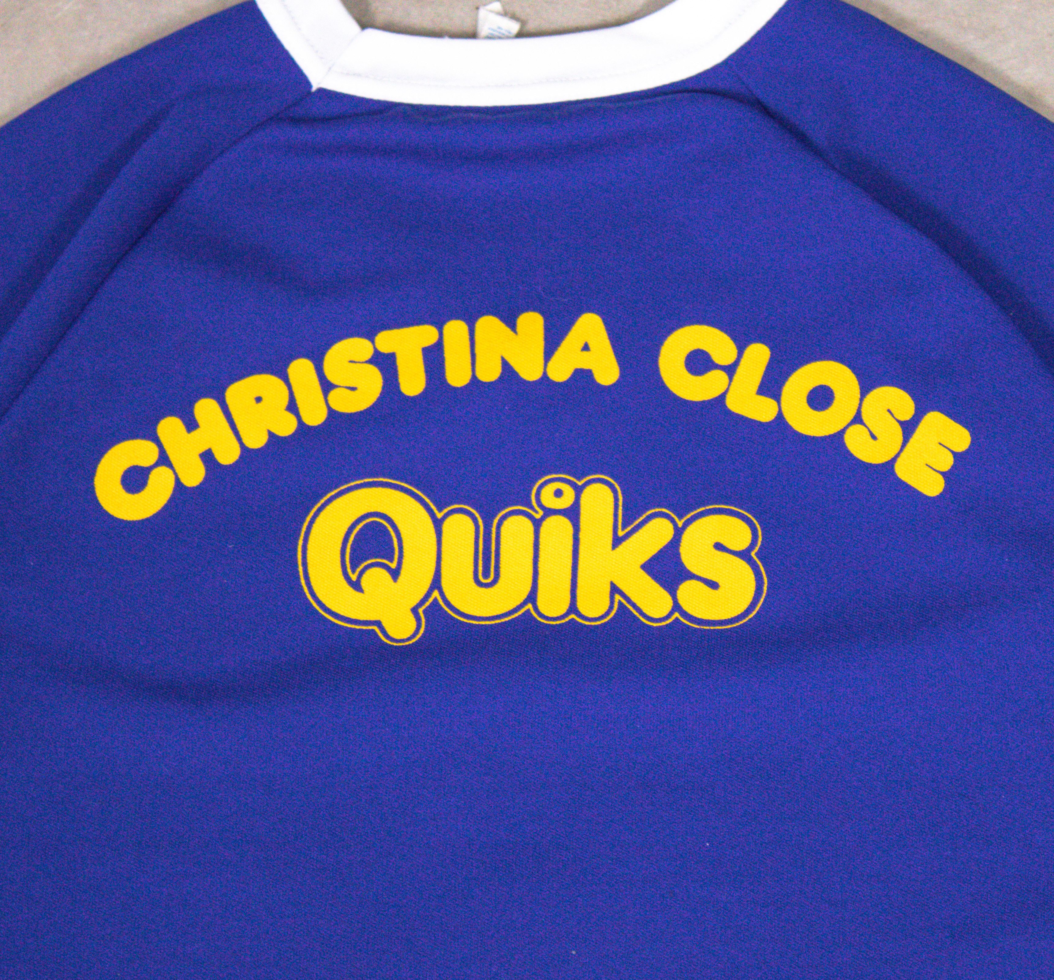 Ccm Vintage 1990s CCM Nestle Quicks Promo Blue Hockey Jersey Size US M / EU 48-50 / 2 - 8 Thumbnail