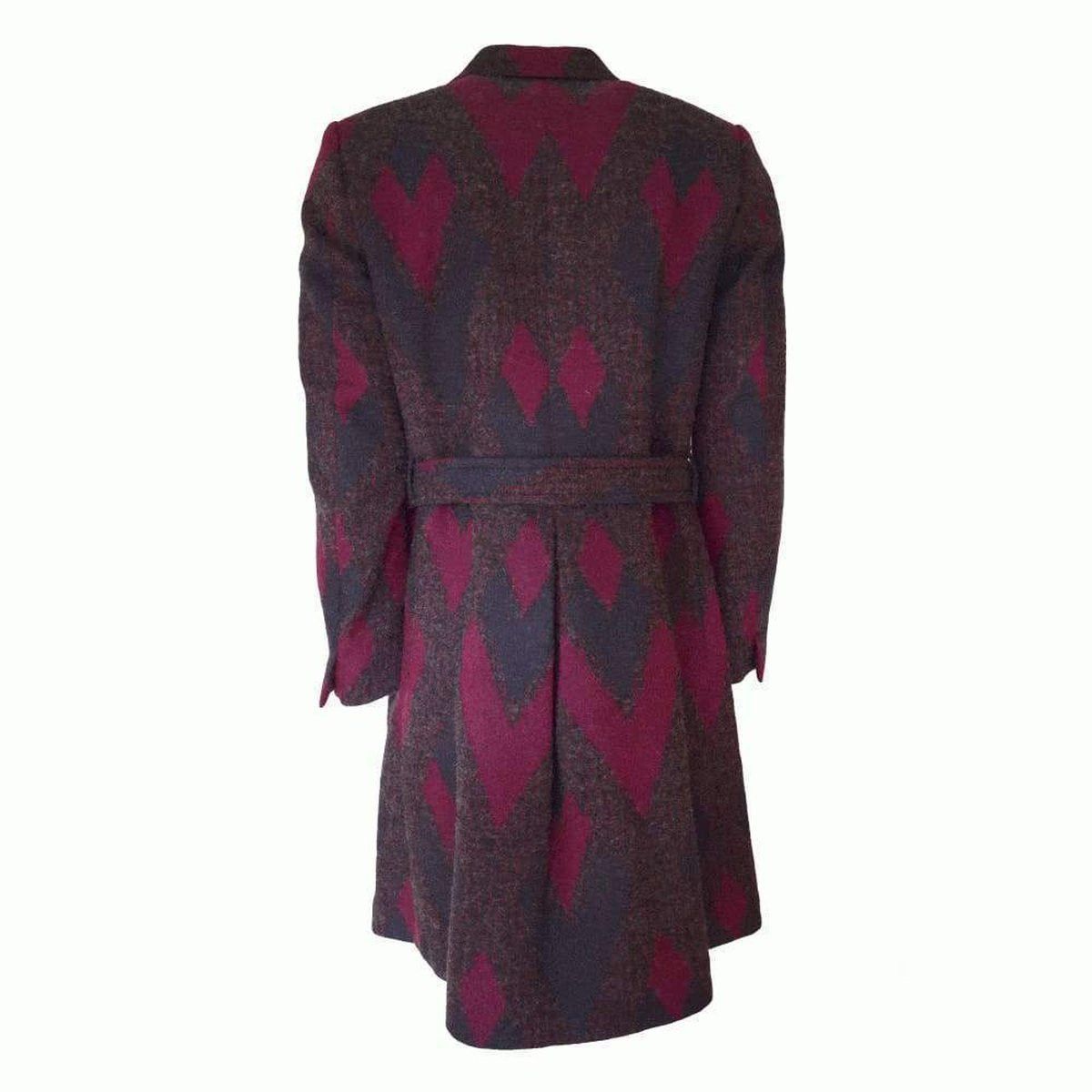 Dries Van Noten Zigzag Wool Coat Size US M / EU 48-50 / 2 - 3 Thumbnail