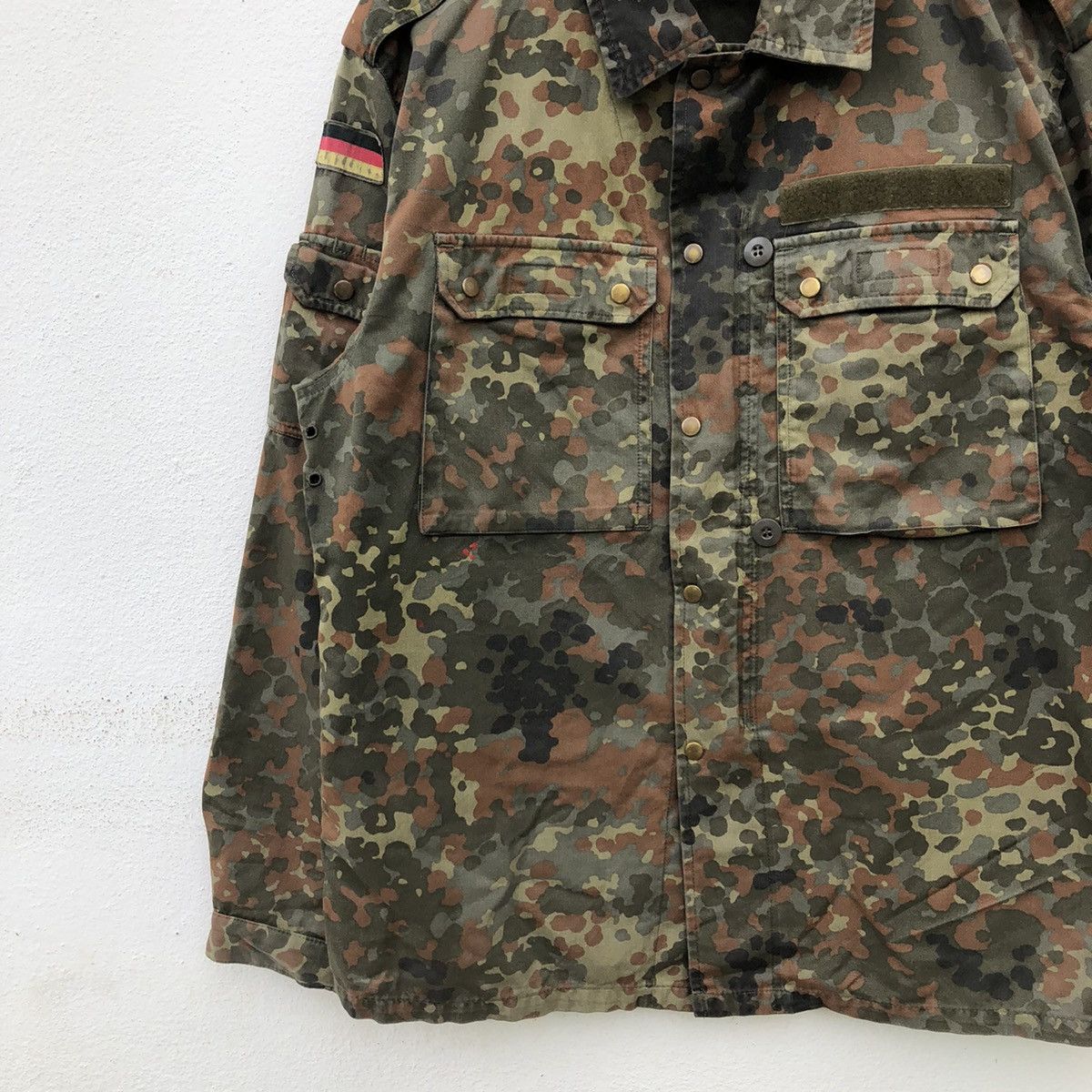 Vintage VINTAGE ARMY JACKET GERMANY FLAG MILITARY COLLECTIONS Size US L / EU 52-54 / 3 - 4 Thumbnail