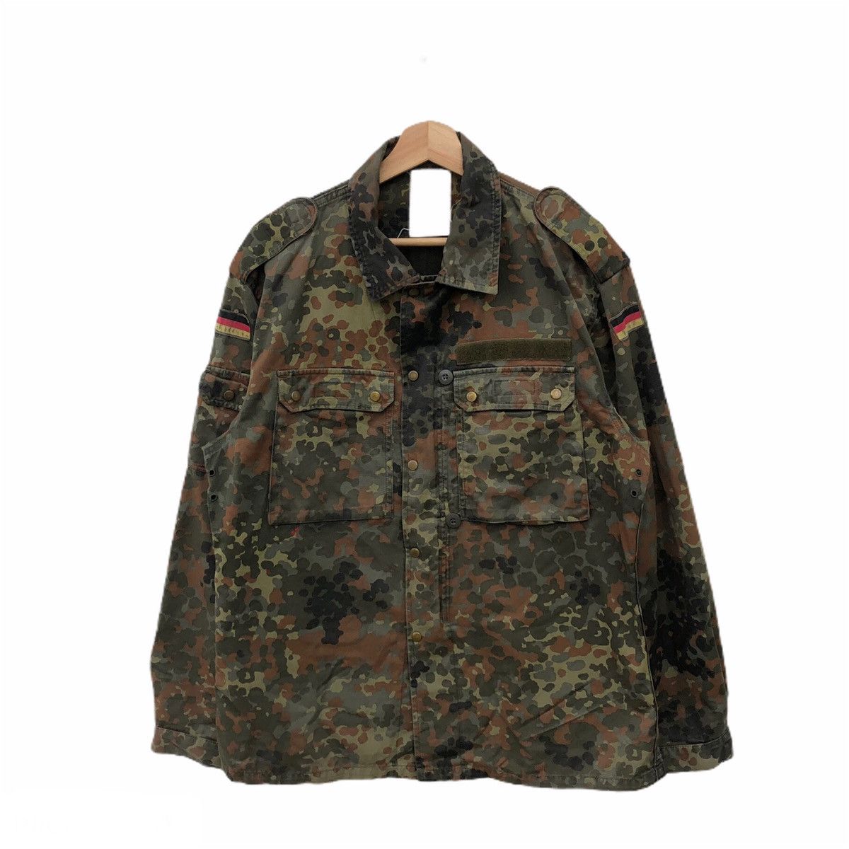 Vintage VINTAGE ARMY JACKET GERMANY FLAG MILITARY COLLECTIONS Size US L / EU 52-54 / 3 - 1 Thumbnail