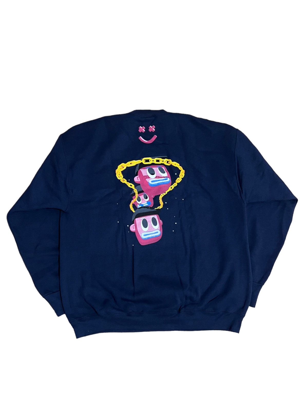 Rap Tees × Vintage Vintage 90s Crewneck Def3 Lift Off Animated Art Sweatshirt Size US XL / EU 56 / 4 - 3 Thumbnail