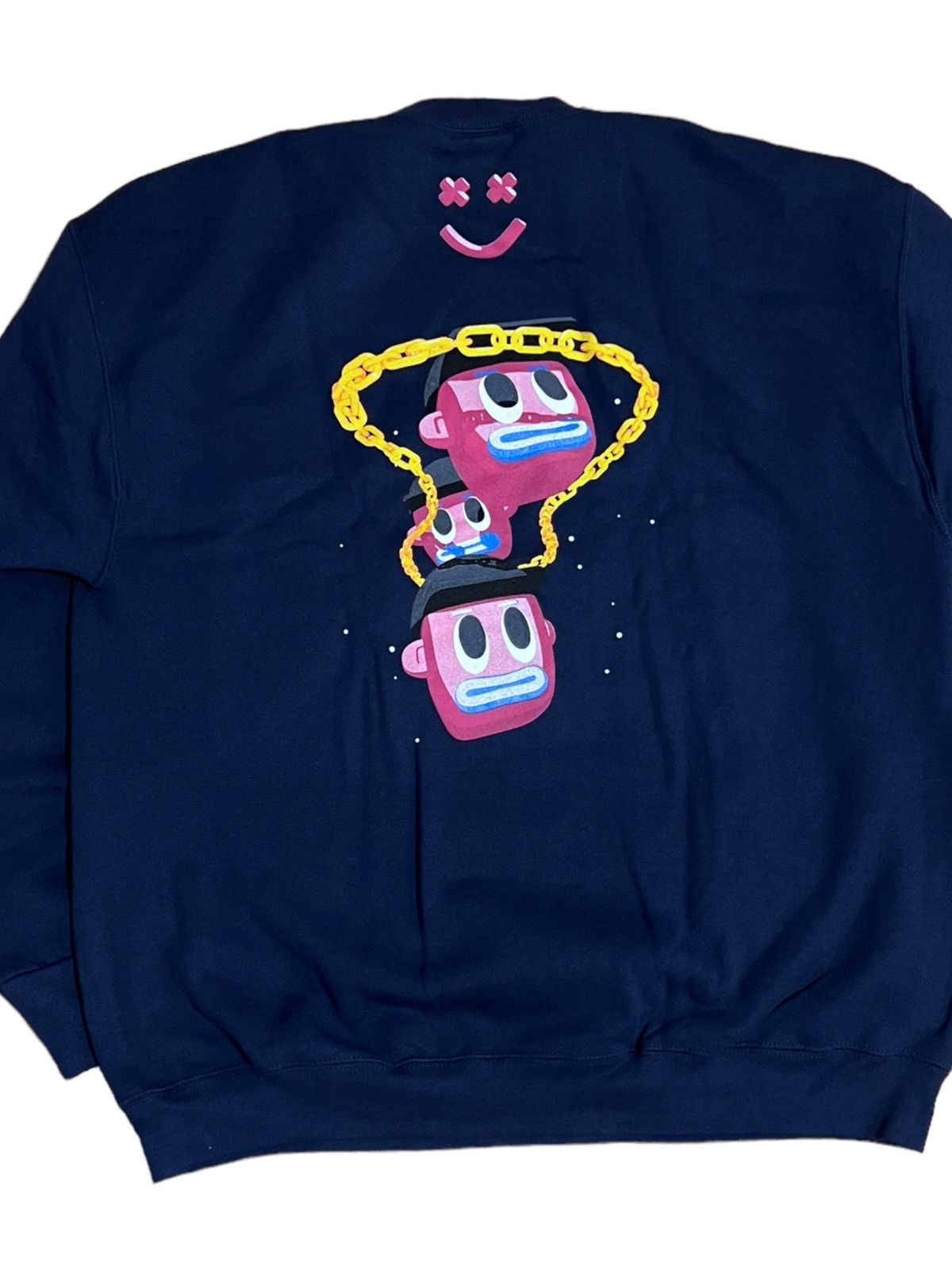 Rap Tees × Vintage Vintage 90s Crewneck Def3 Lift Off Animated Art Sweatshirt Size US XL / EU 56 / 4 - 4 Thumbnail
