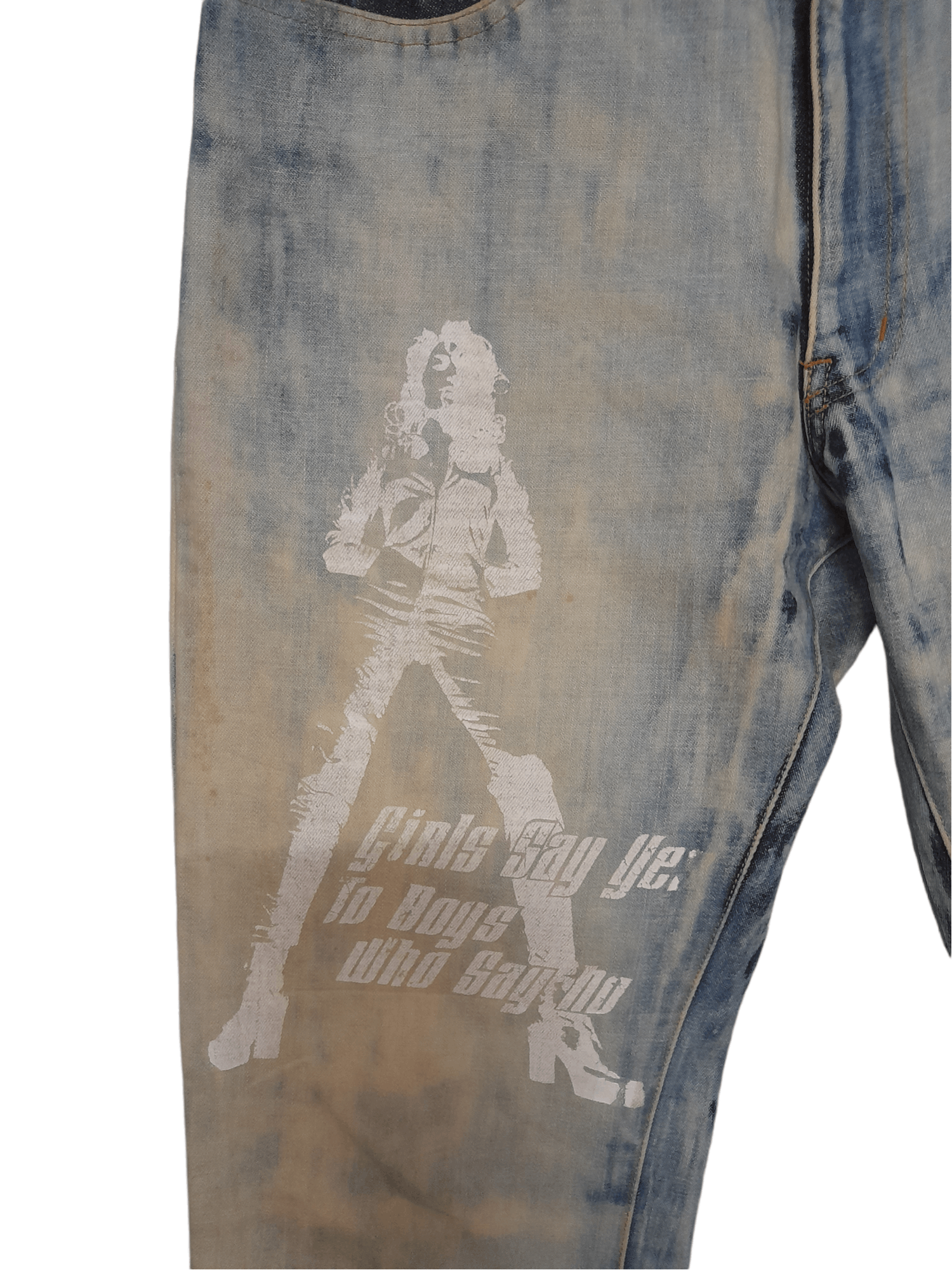 Japanese Brand Edge Rupert Denim Japan Hysteric (E324) W33 Size US 33 - 4 Thumbnail