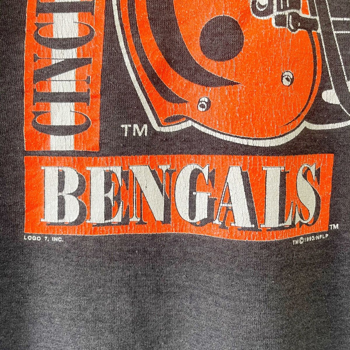 NFL × Vintage Vintage 1993 NFL Cincinnati Bengals Big Logo Sweatshirts Size US M / EU 48-50 / 2 - 6 Thumbnail