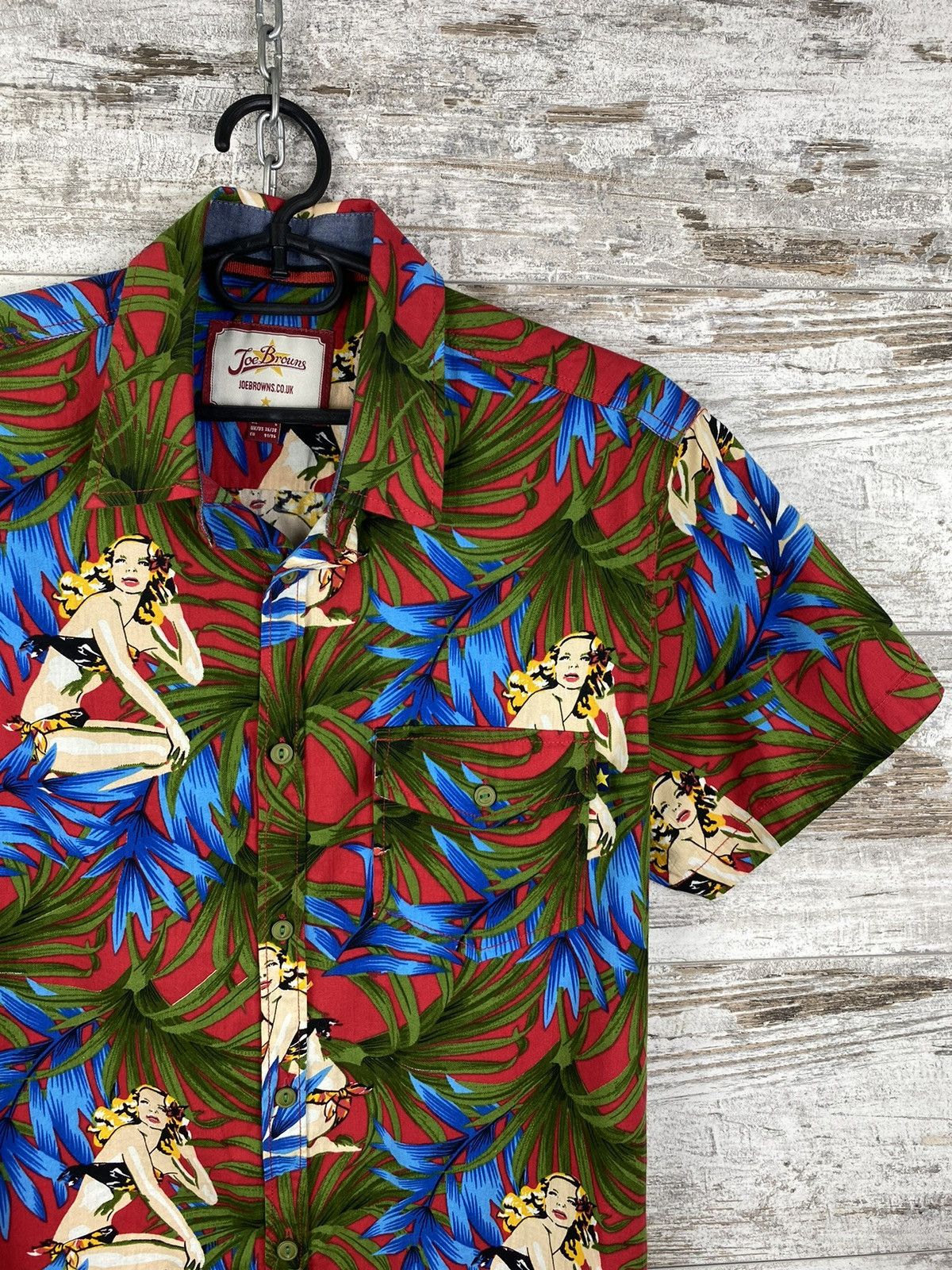Vintage Mens Vintage Hawaiian Shirt Japanese style crazy y2k brand Size US S / EU 44-46 / 1 - 2 Thumbnail