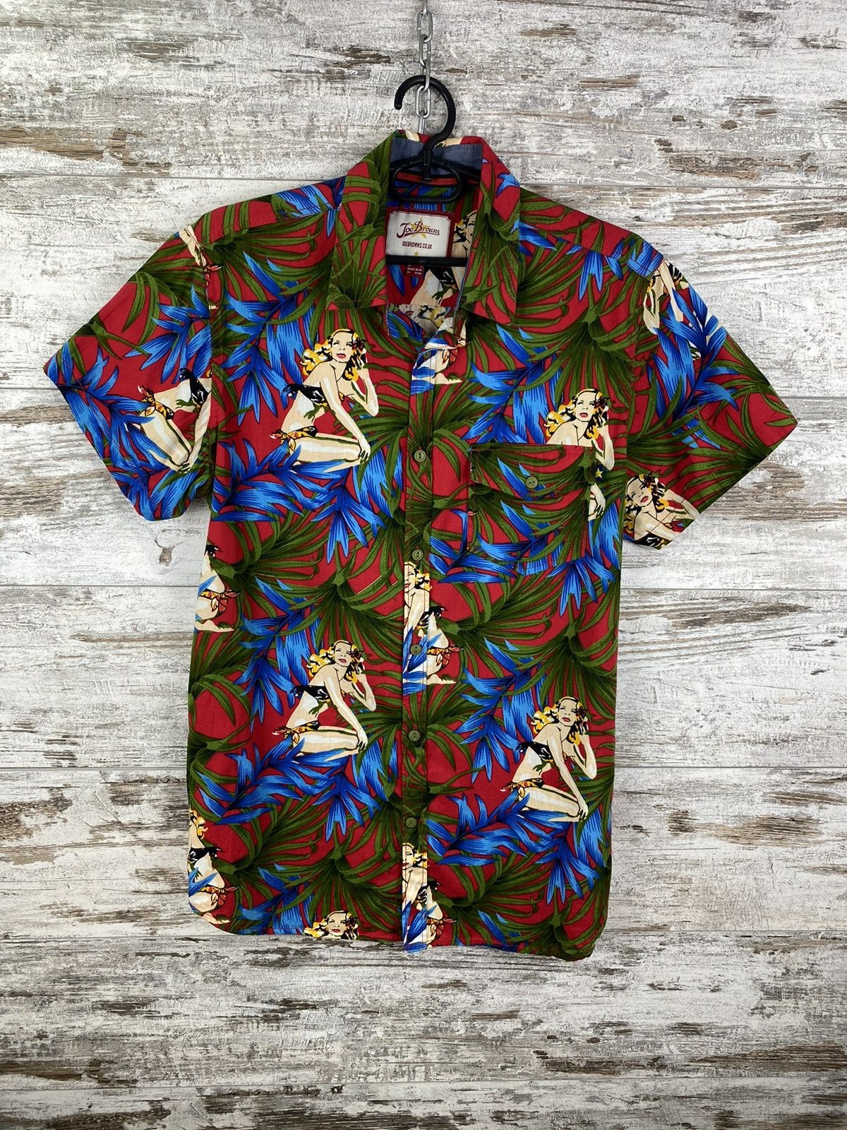 Vintage Mens Vintage Hawaiian Shirt Japanese style crazy y2k brand Size US S / EU 44-46 / 1 - 1 Thumbnail