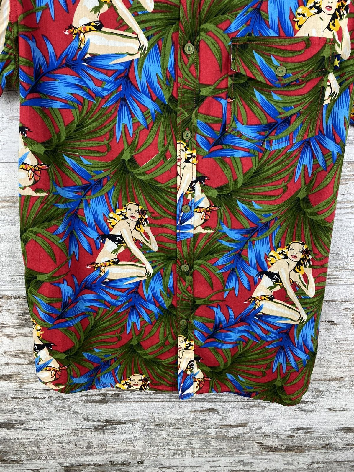 Vintage Mens Vintage Hawaiian Shirt Japanese style crazy y2k brand Size US S / EU 44-46 / 1 - 3 Thumbnail