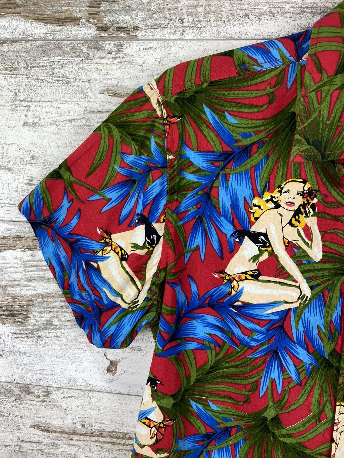 Vintage Mens Vintage Hawaiian Shirt Japanese style crazy y2k brand Size US S / EU 44-46 / 1 - 4 Thumbnail