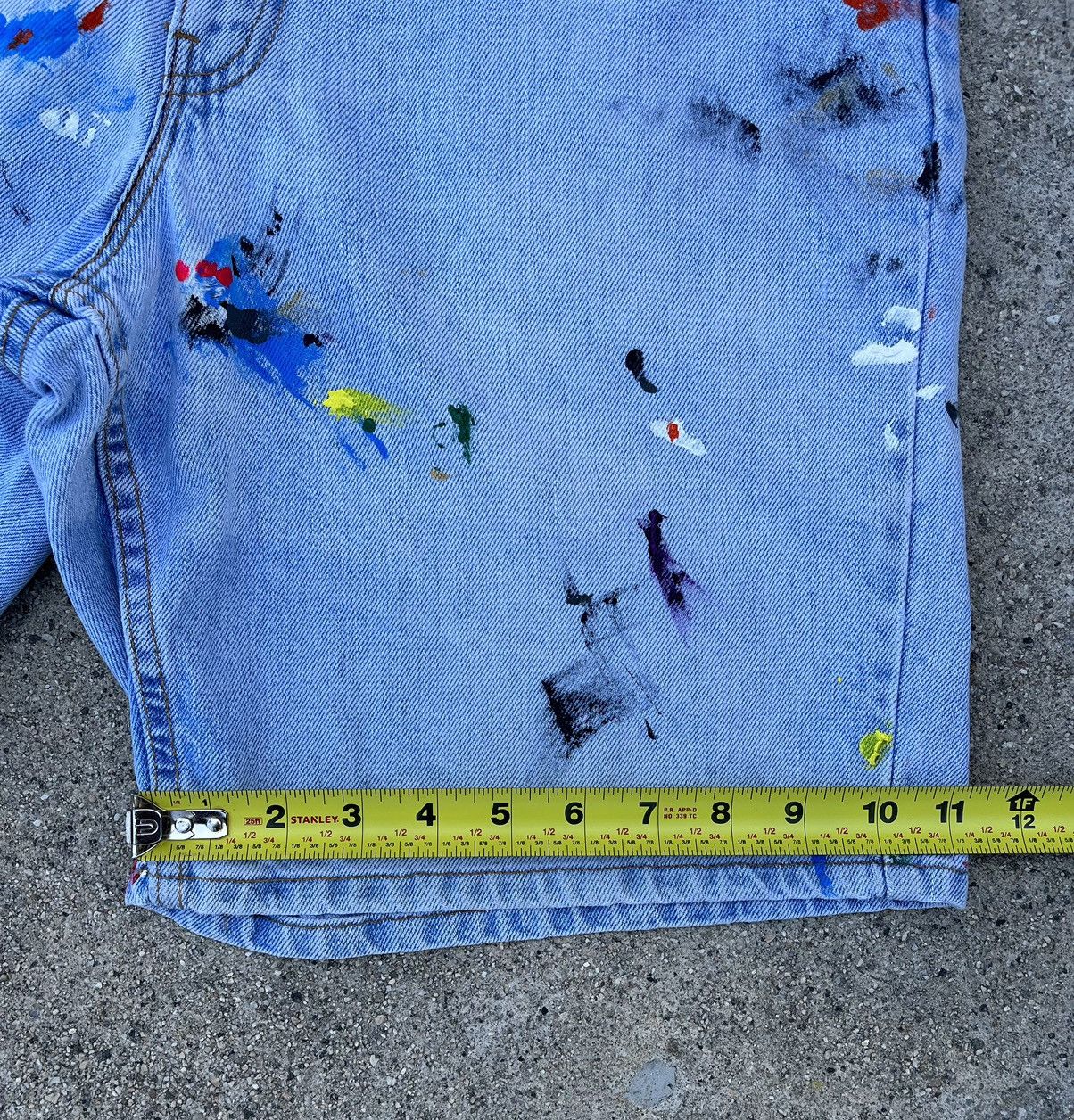 Levi's Vintage Levi’s 550 Jean Shorts Relaxed Fit Jorts 1998 Custom Size US 31 - 9 Thumbnail