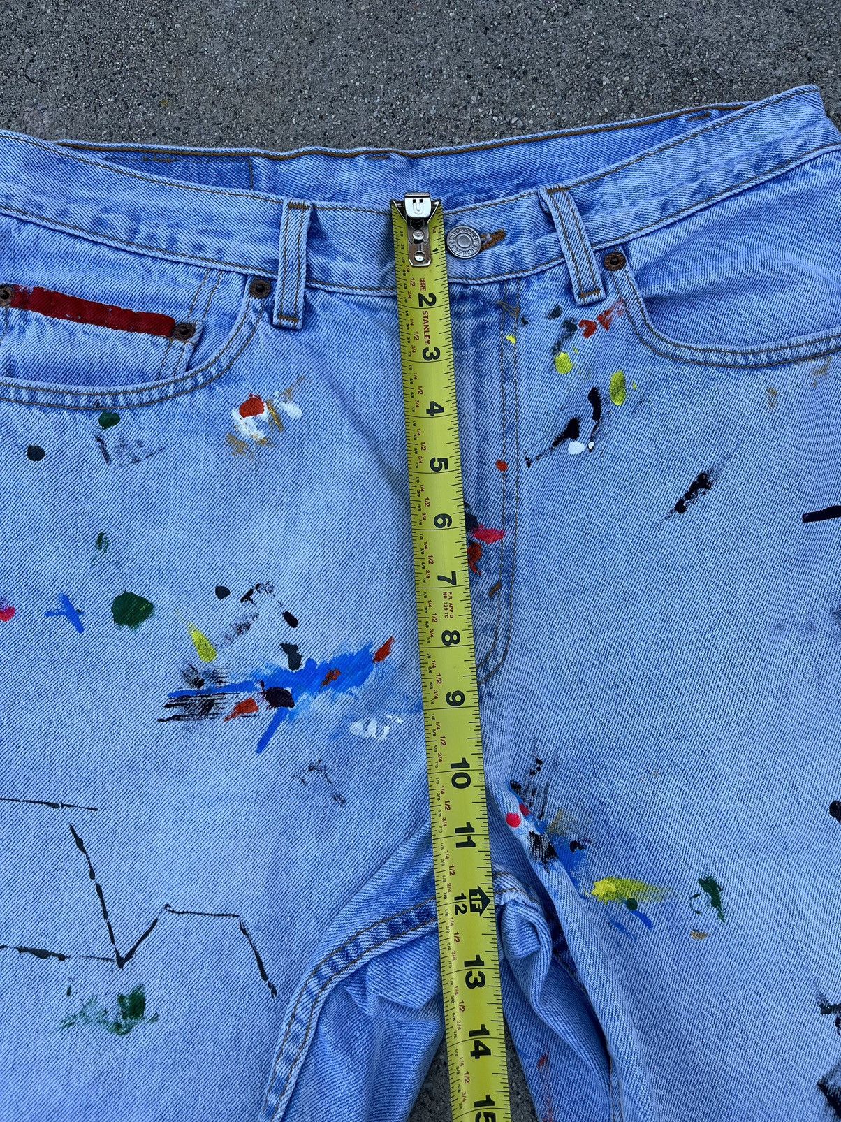 Levi's Vintage Levi’s 550 Jean Shorts Relaxed Fit Jorts 1998 Custom Size US 31 - 7 Thumbnail