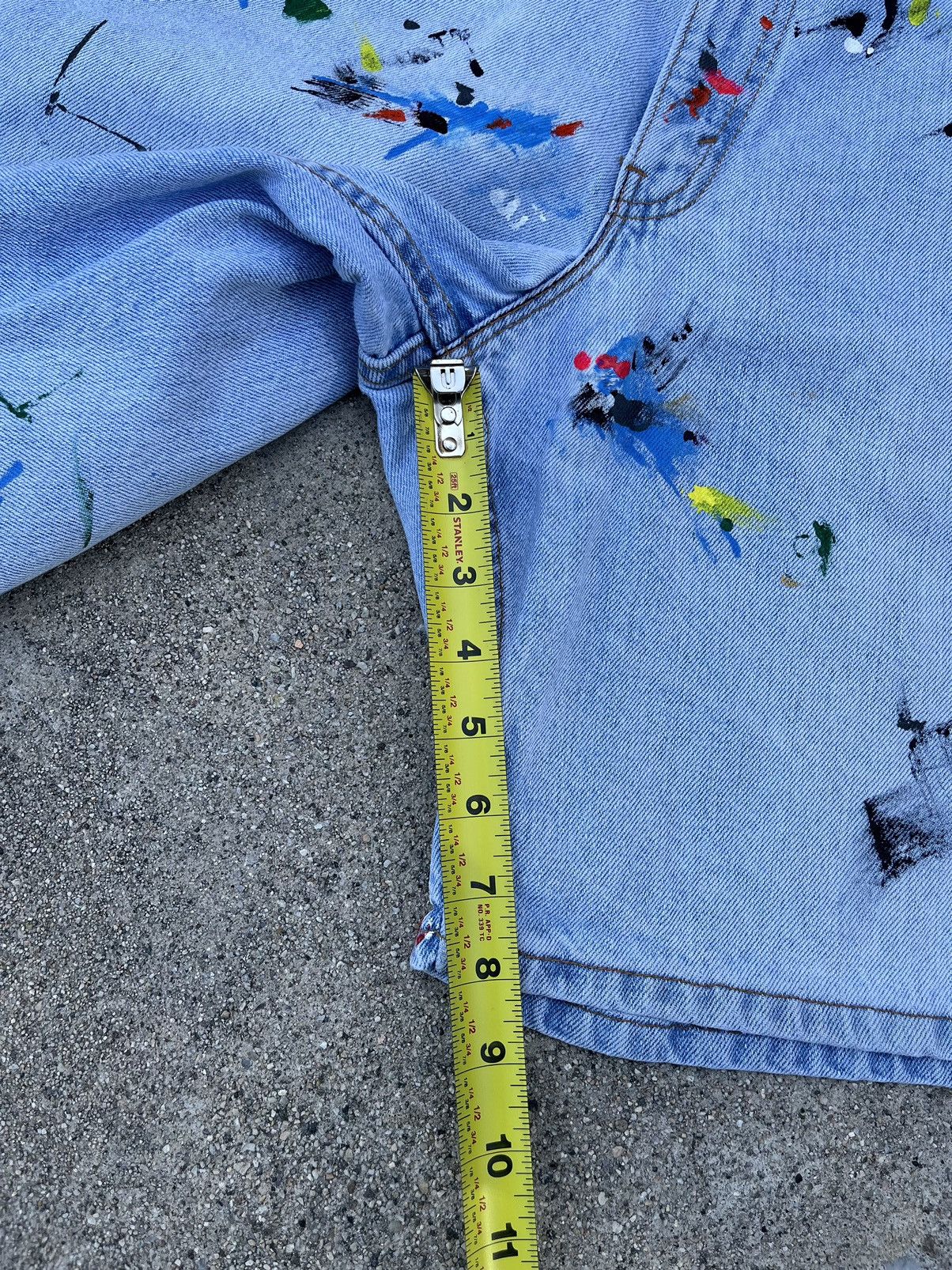 Levi's Vintage Levi’s 550 Jean Shorts Relaxed Fit Jorts 1998 Custom Size US 31 - 6 Thumbnail