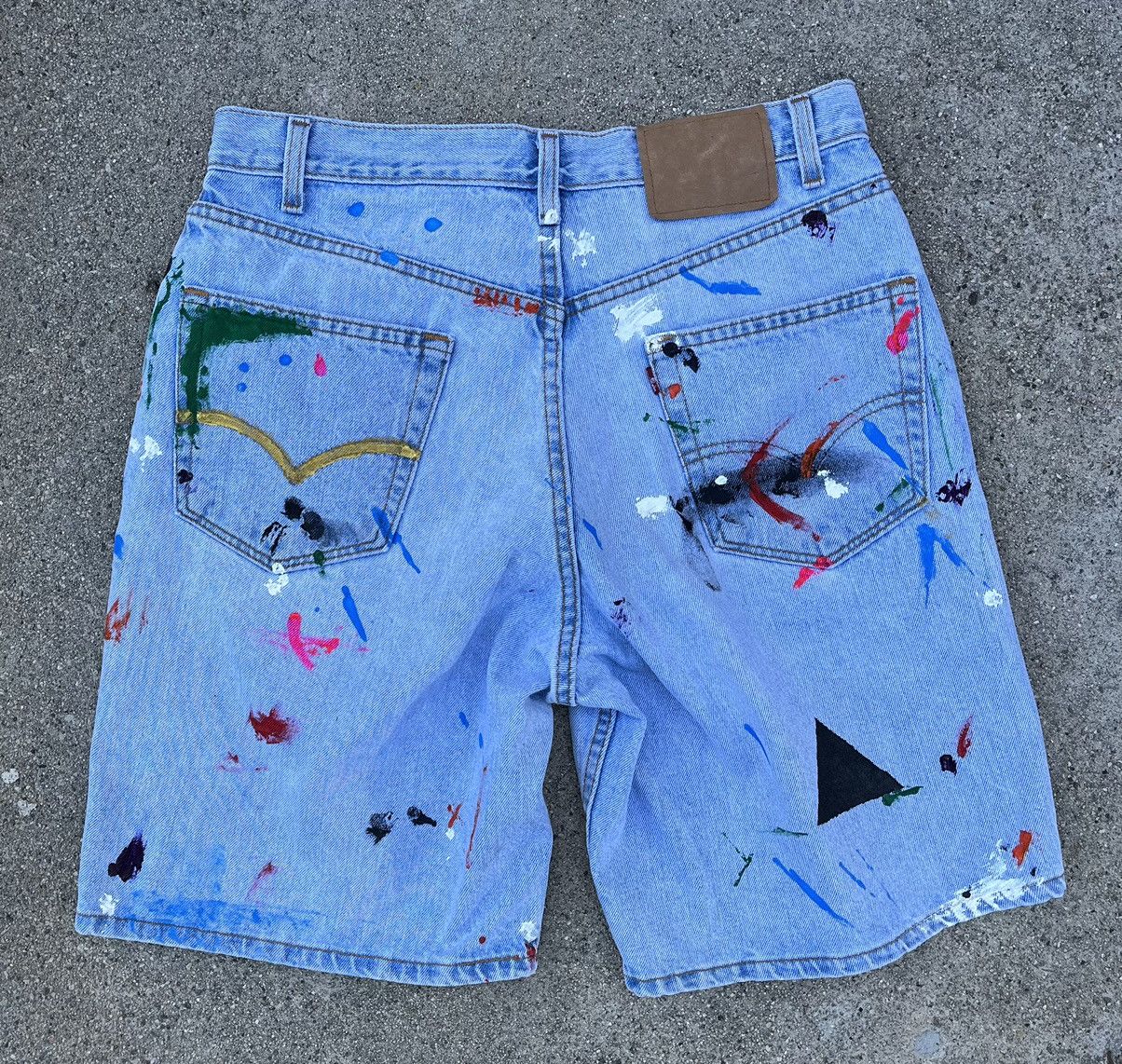 Levi's Vintage Levi’s 550 Jean Shorts Relaxed Fit Jorts 1998 Custom Size US 31 - 2 Thumbnail