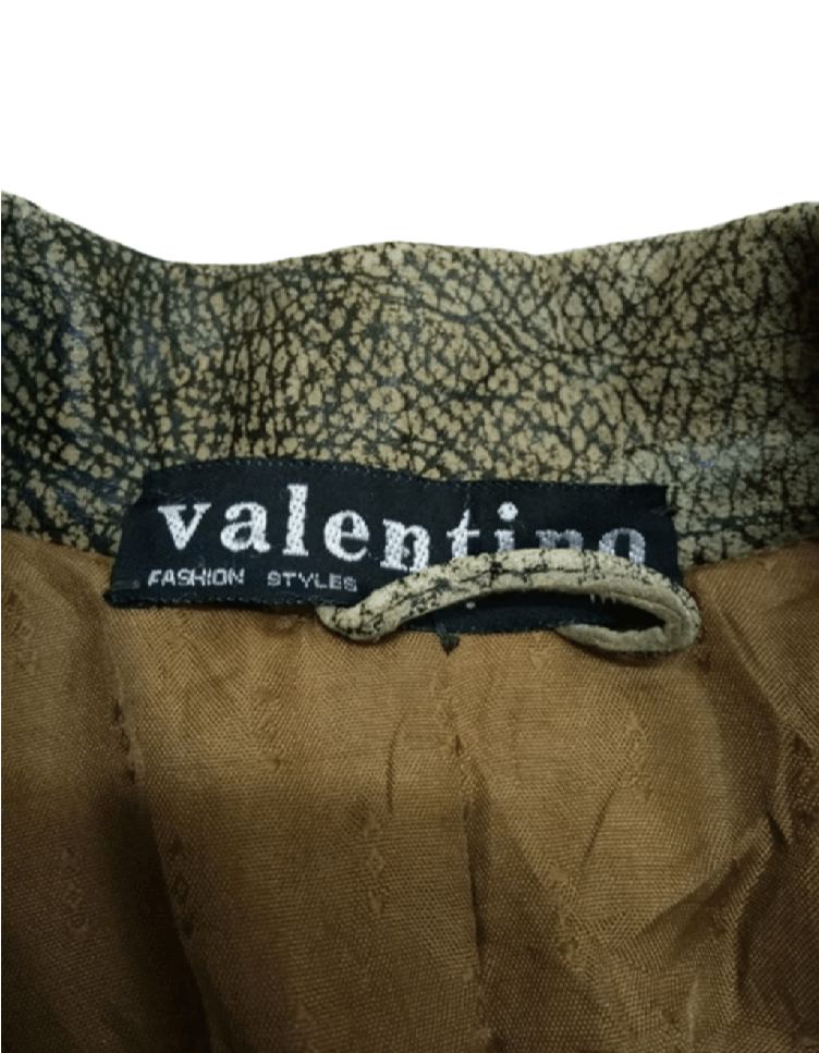 Valentino × Vintage 🔥SUPER RARE🔥VALENTINO Leather Rider Jacket Size US M / EU 48-50 / 2 - 1 Thumbnail