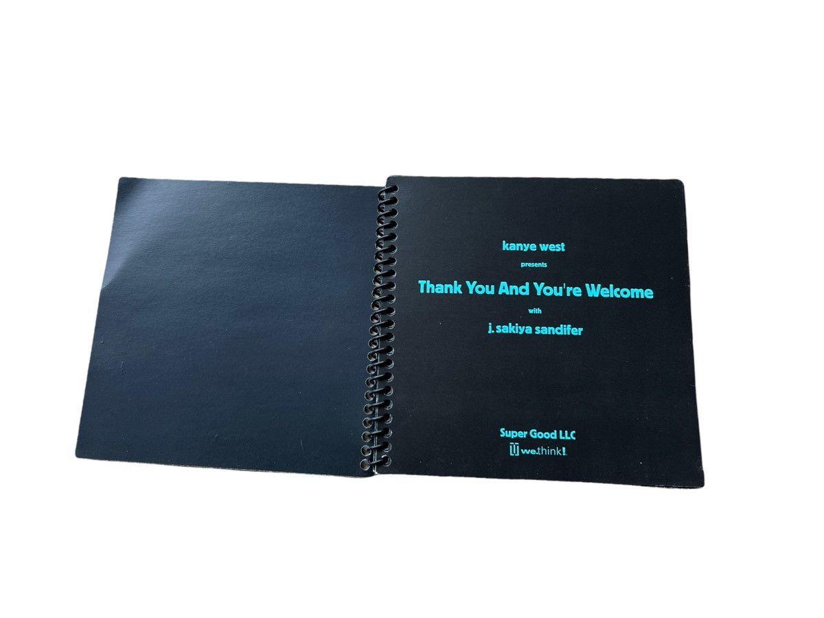 Kanye West 2008 Kanye West Thank You and You’re Welcome Book J. Sakiya Size ONE SIZE - 6 Thumbnail