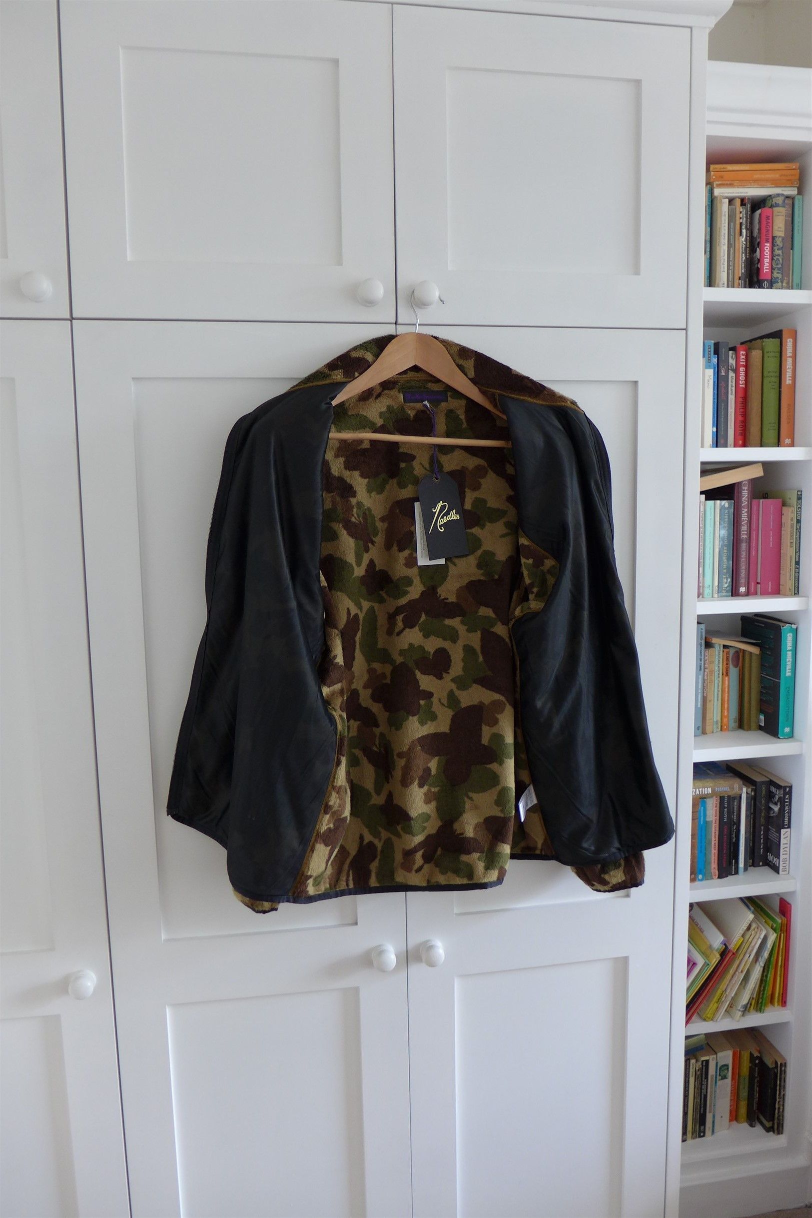 Needles n/a Needles W.U. Piping Jacket - Butterfly Camo Print Fleece Size US L / EU 52-54 / 3 - 7 Thumbnail