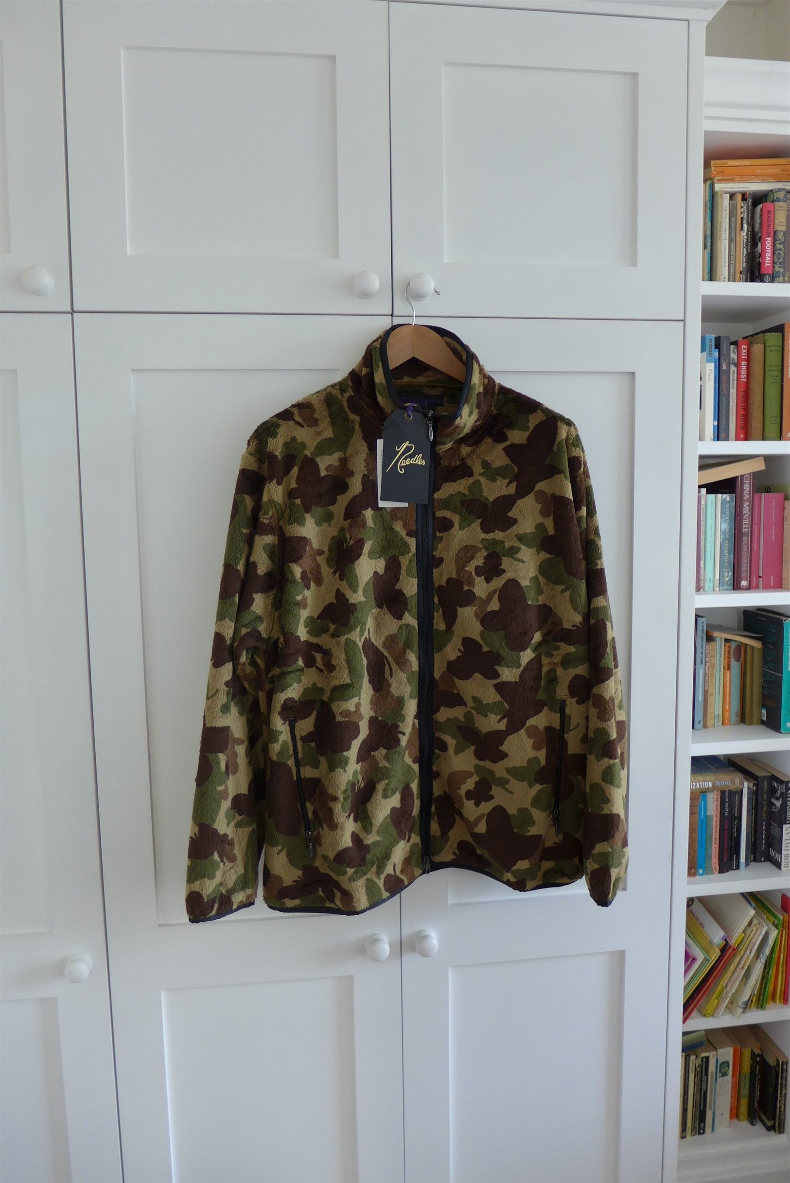 Needles n/a Needles W.U. Piping Jacket - Butterfly Camo Print Fleece Size US L / EU 52-54 / 3 - 5 Thumbnail