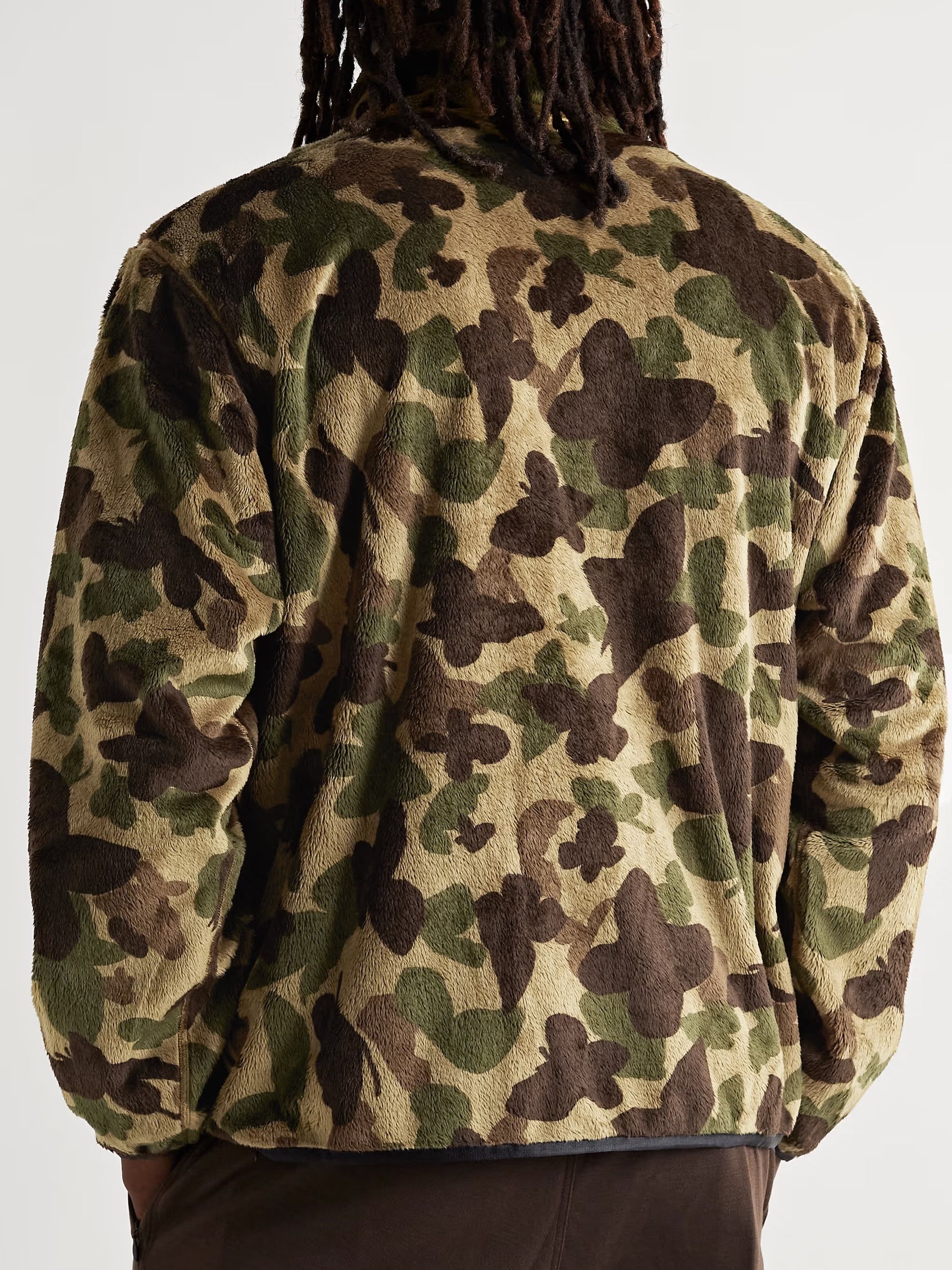 Needles n/a Needles W.U. Piping Jacket - Butterfly Camo Print Fleece Size US L / EU 52-54 / 3 - 4 Thumbnail
