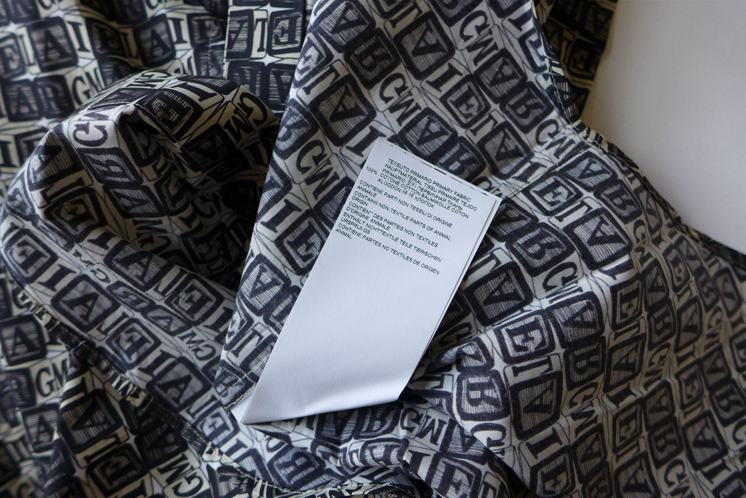 Maison Margiela Margiela Cube Logo Printed Shirt Size US L / EU 52-54 / 3 - 19 Thumbnail