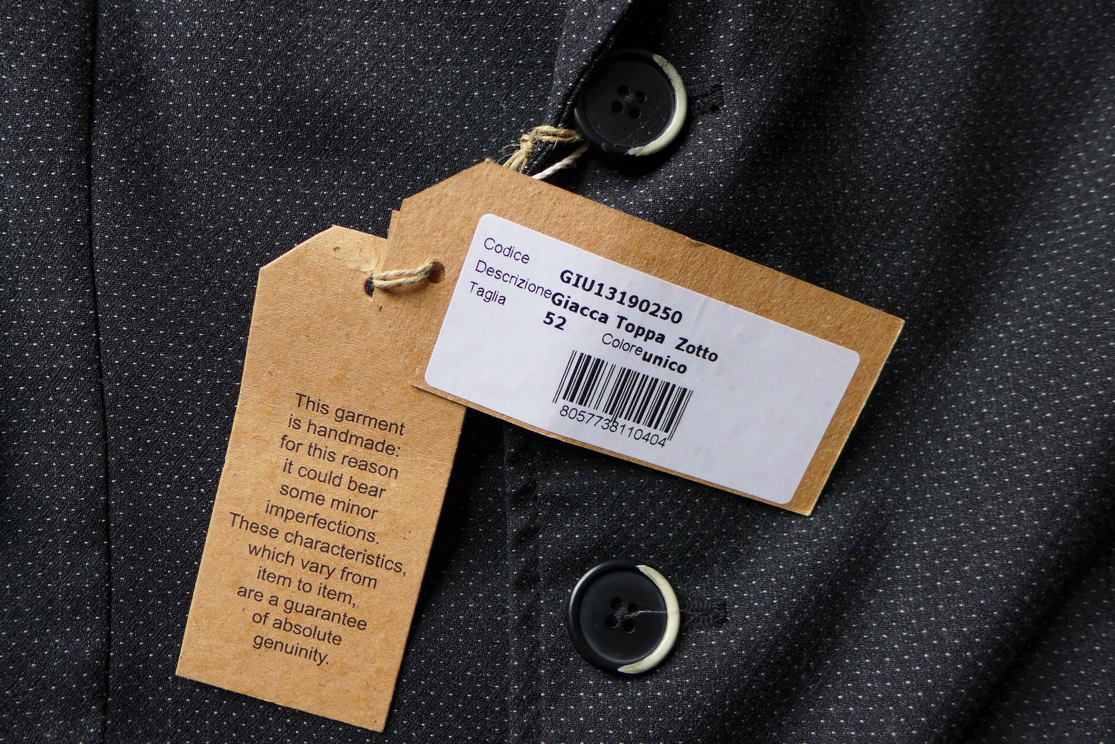 Barena Barena Giacca Toppa Zotto Pin-Dot Blazer Jacket Size US L / EU 52-54 / 3 - 9 Thumbnail
