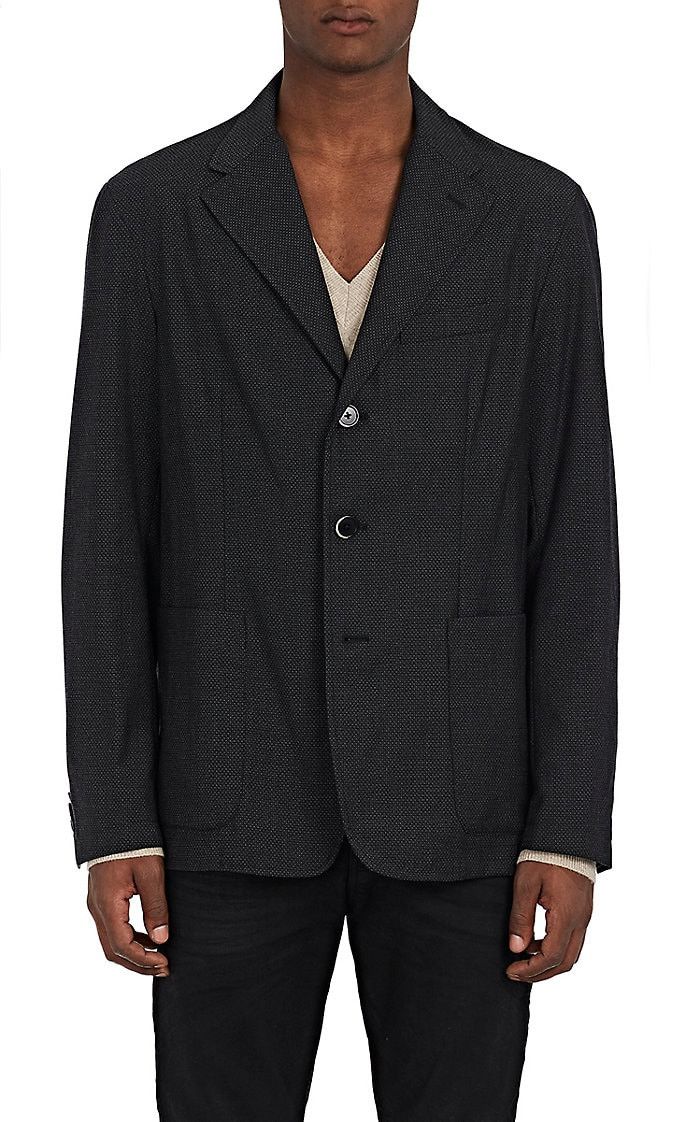 Barena Barena Giacca Toppa Zotto Pin-Dot Blazer Jacket Size US L / EU 52-54 / 3 - 2 Thumbnail