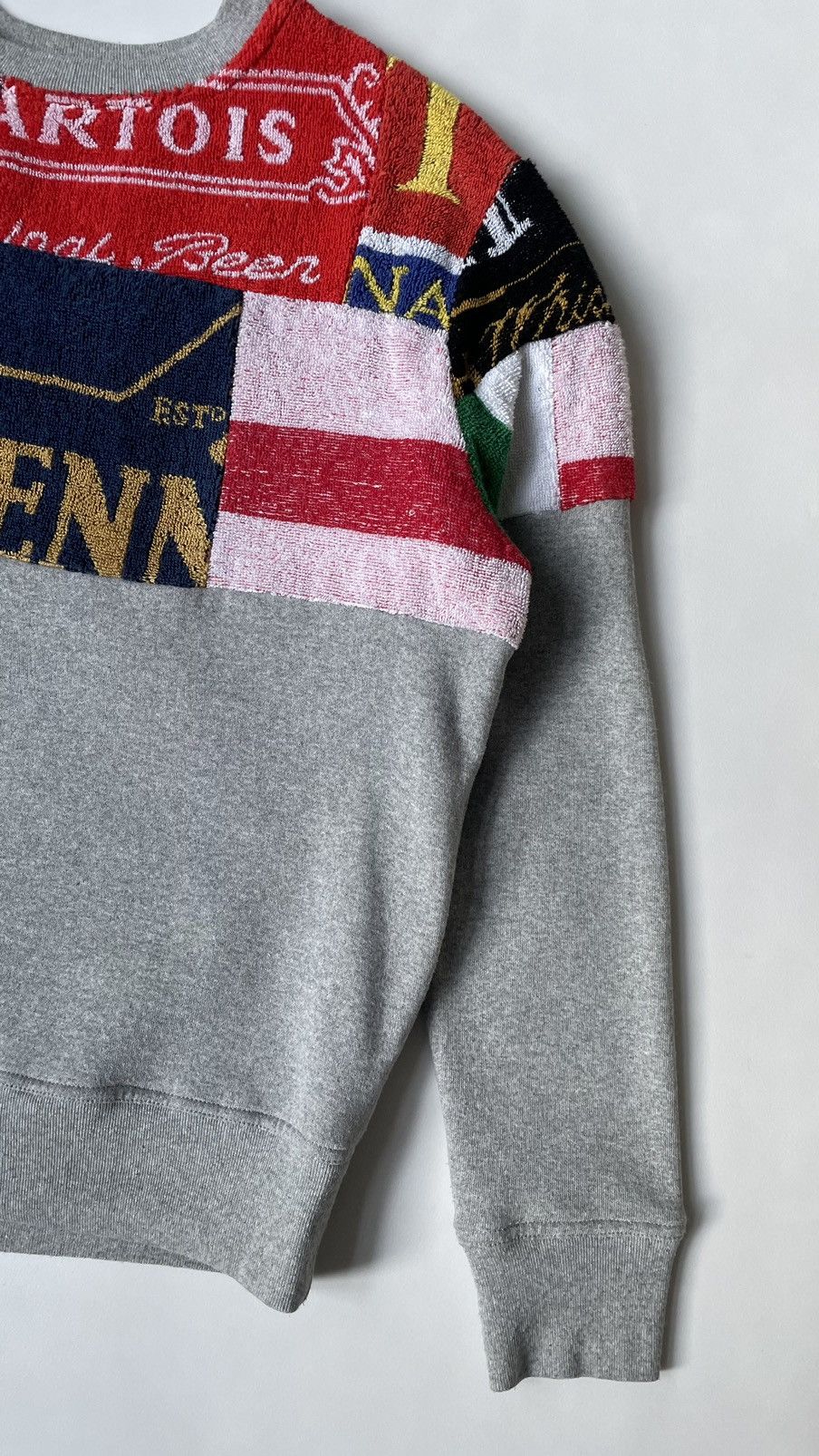 Martine Rose A/W 13 Patchwork Beermat Sweatshirt Size US S / EU 44-46 / 1 - 10 Thumbnail