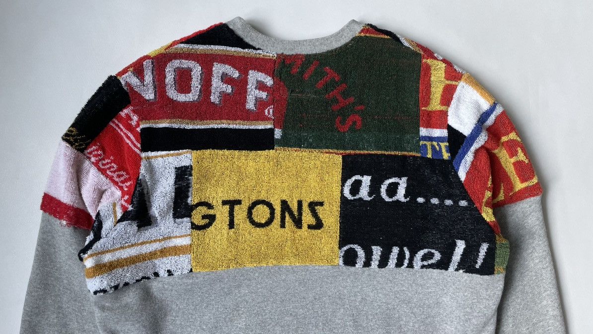 Martine Rose A/W 13 Patchwork Beermat Sweatshirt Size US S / EU 44-46 / 1 - 12 Thumbnail
