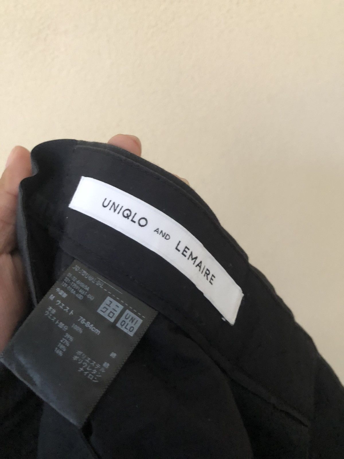Christophe Lemaire × Uniqlo Christophe Lemaire x Uniqlo Casual Black Strech Pant Size US 33 - 7 Thumbnail