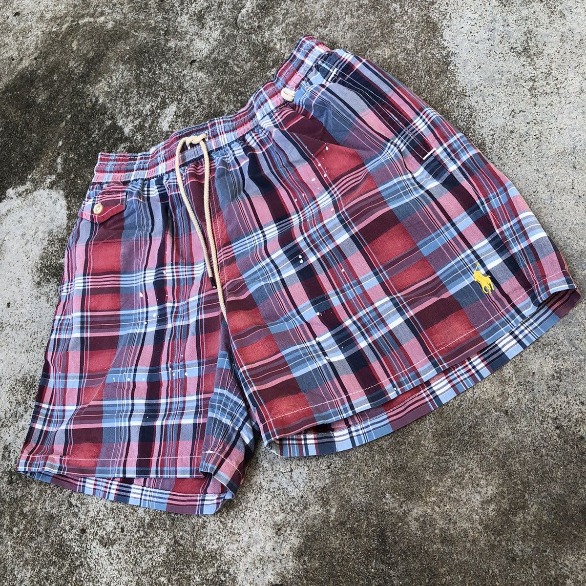 Polo Ralph Lauren PAINTED POLO RALPH LAUREN RRL SHORT PANTS TARTAN DESIGN Size US 30 / EU 46 - 4 Thumbnail