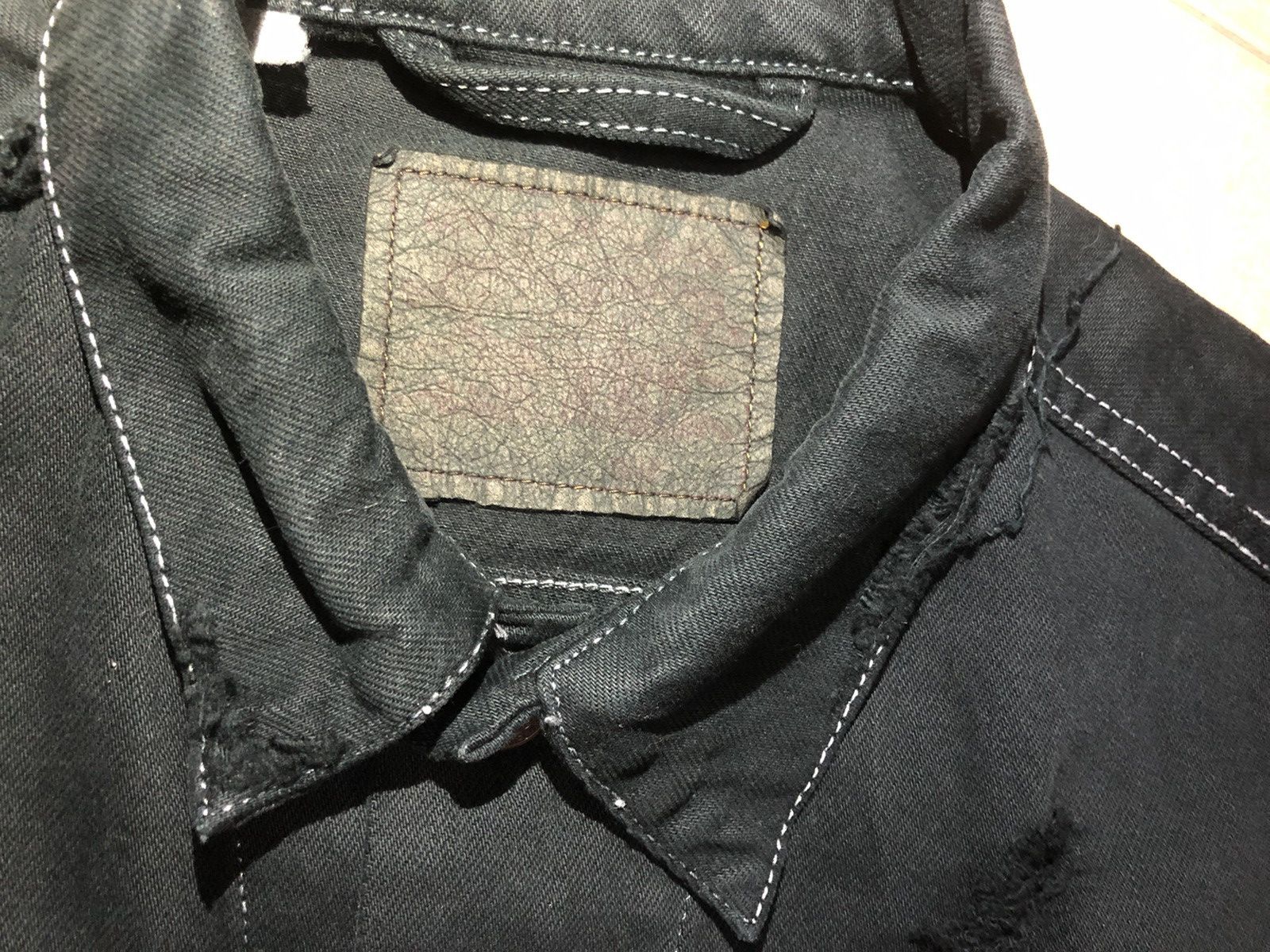 Levi's × Levi's Vintage Clothing × Vintage Vintage Levis Disstressed Black Vest Size US L / EU 52-54 / 3 - 9 Thumbnail